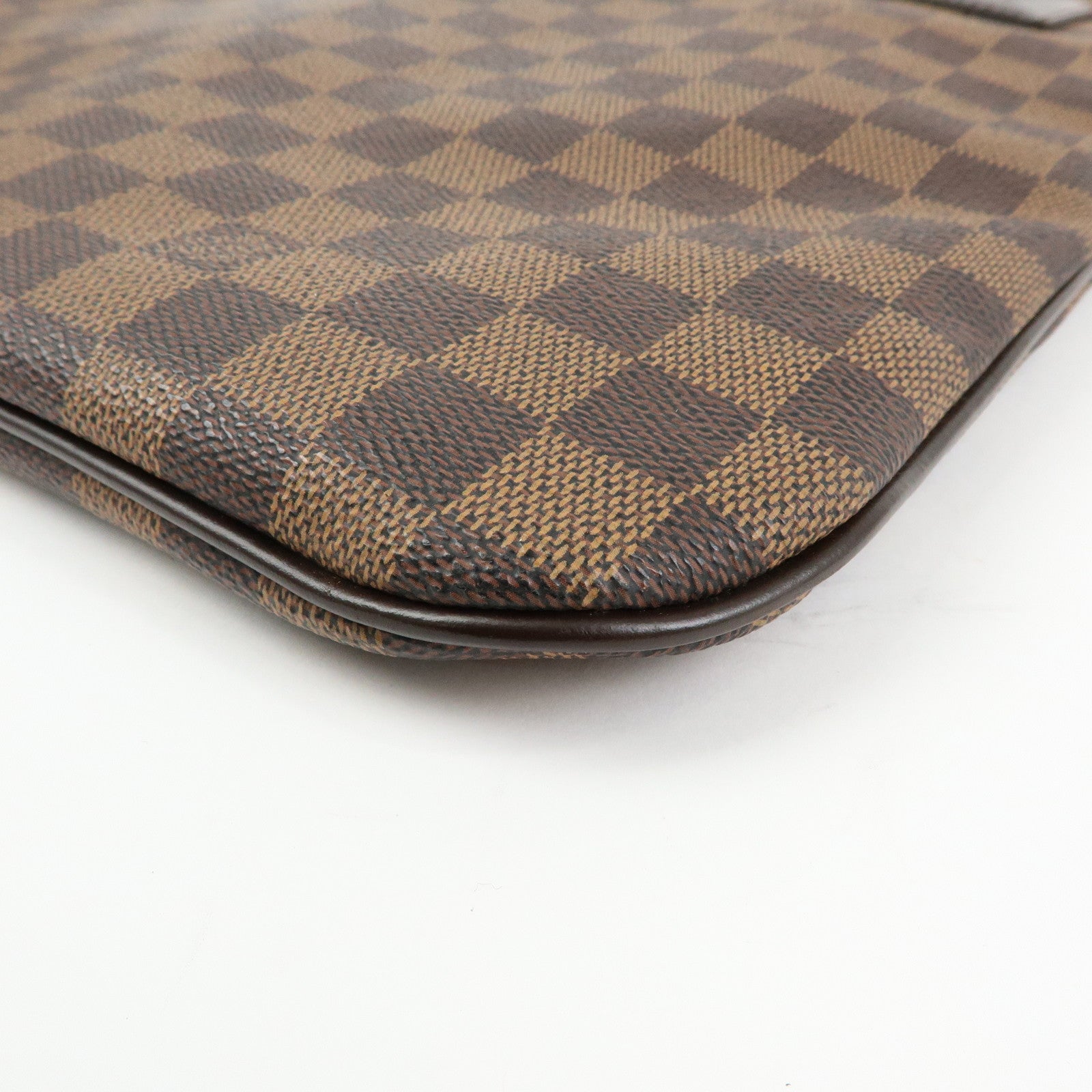 Louis Vuitton Damier Canvas Clifton Tote Shoulder Bag Ebene N51149