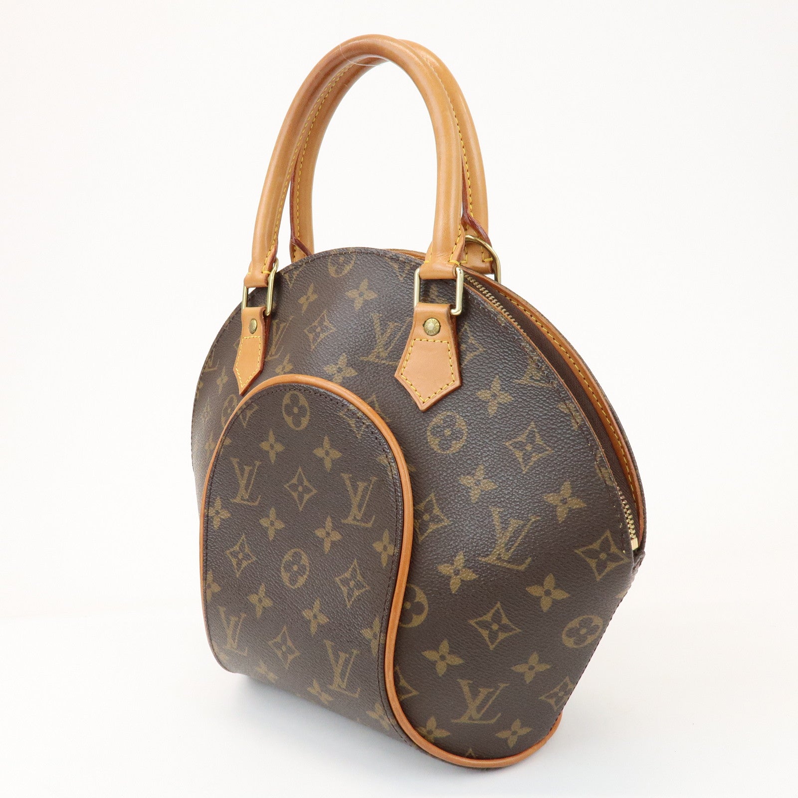 Louis Vuitton Monogram Ellipse PM Hand Bag Brown M51127