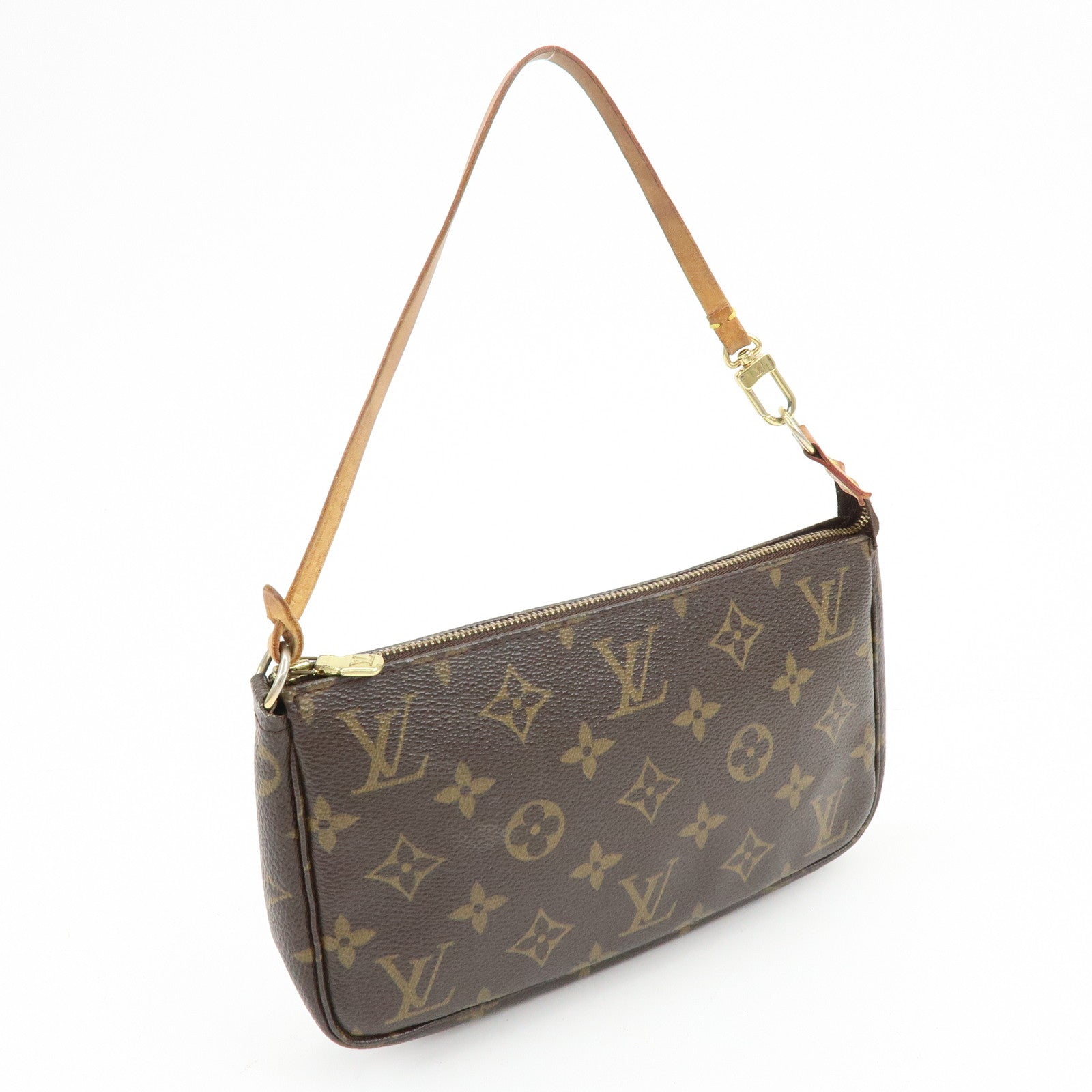 Louis Vuitton Monogram Pochette Accessoires Pouch Hand Bag M51980