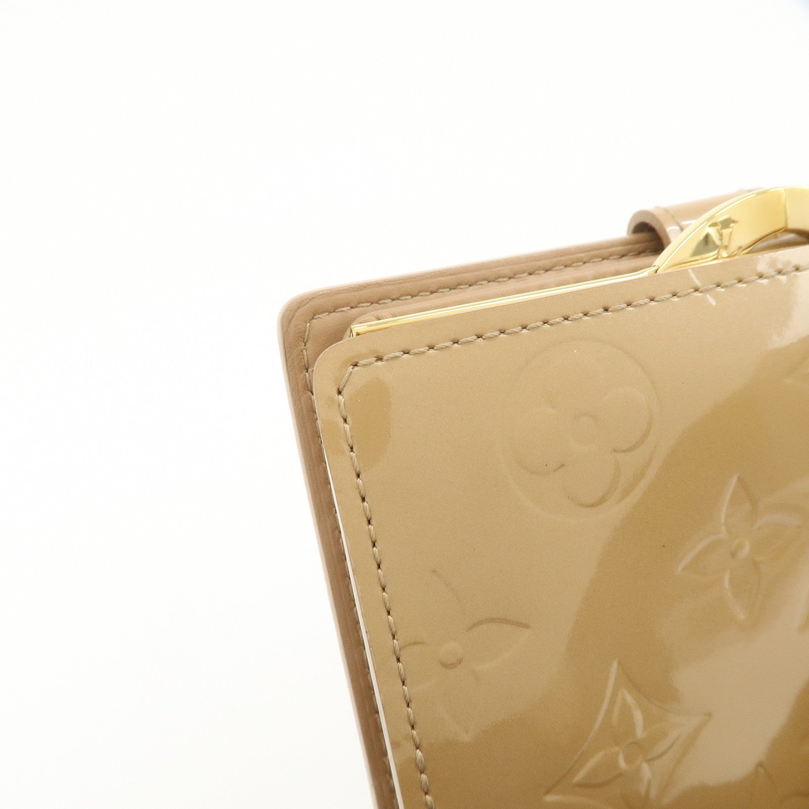 Louis Vuitton Monogram Vernis Porte Monnaie Noisette M91361