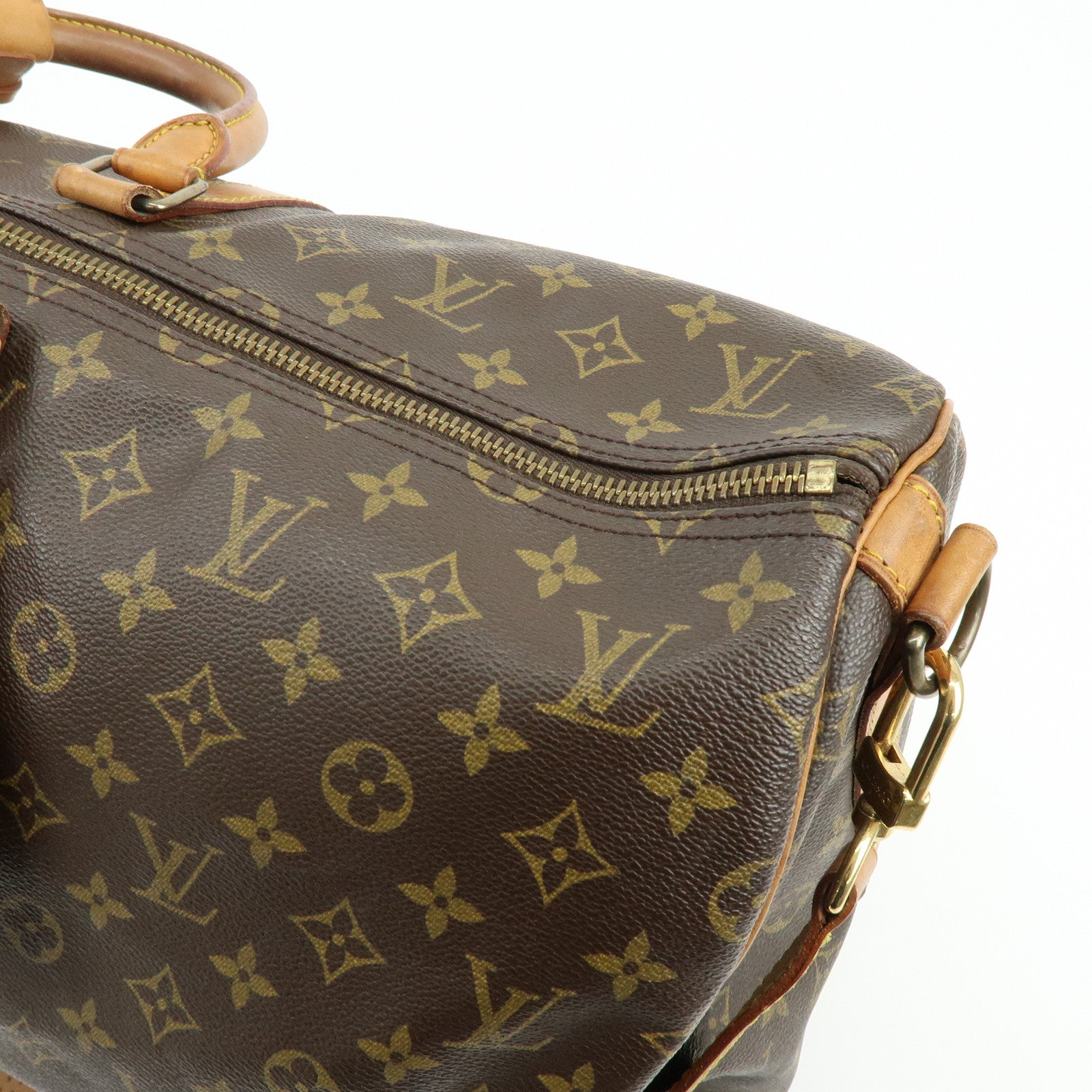 Louis Vuitton Monogram Keep All Bandouliere 55 Boston Bag M41414
