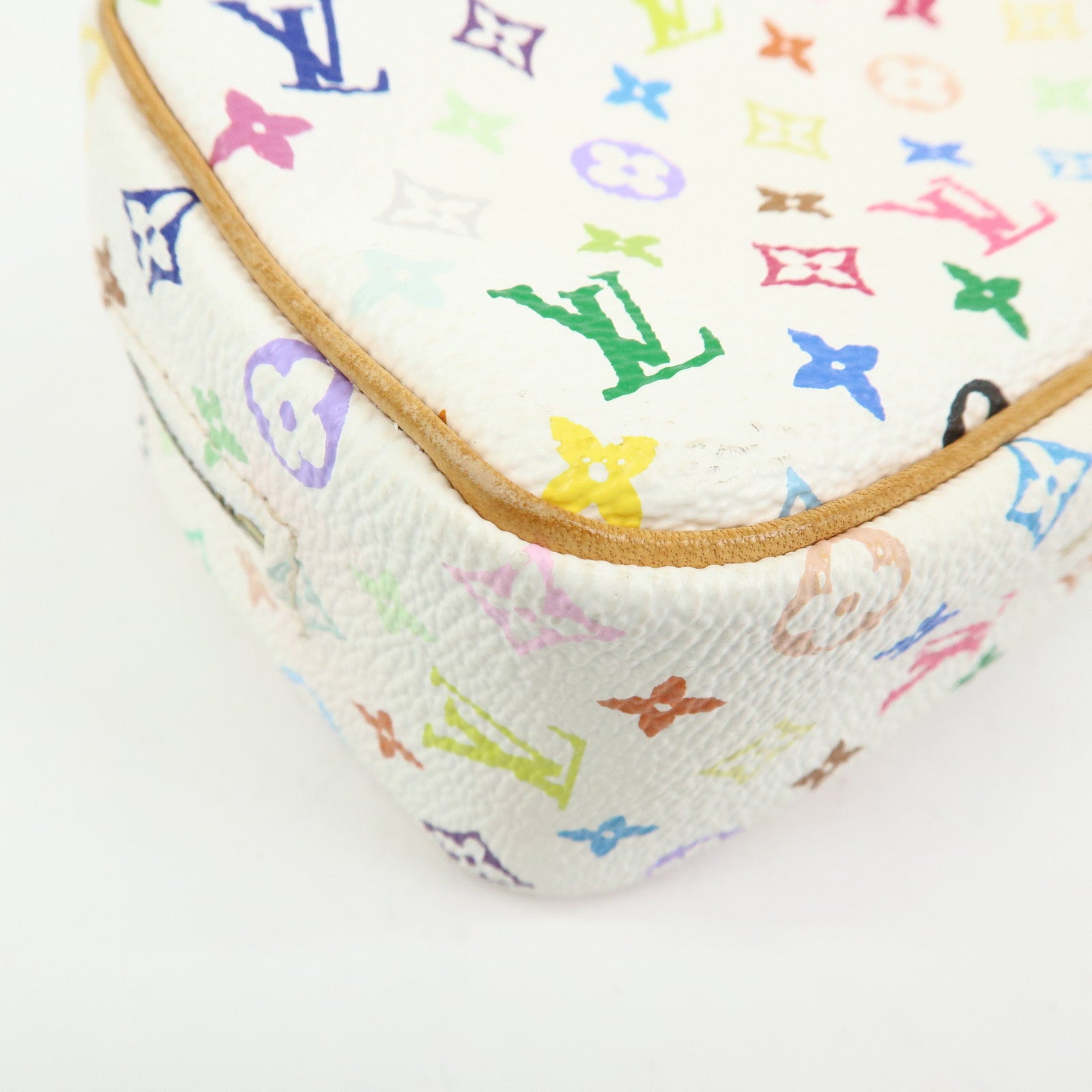 Louis Vuitton Monogram Multicolor Trousse Wapity Pouch Blanc M58033