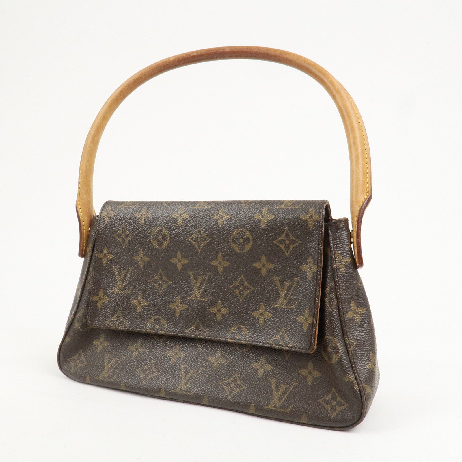 Louis Vuitton Monogram Mini Looping Shoulder Bag Brown M51147