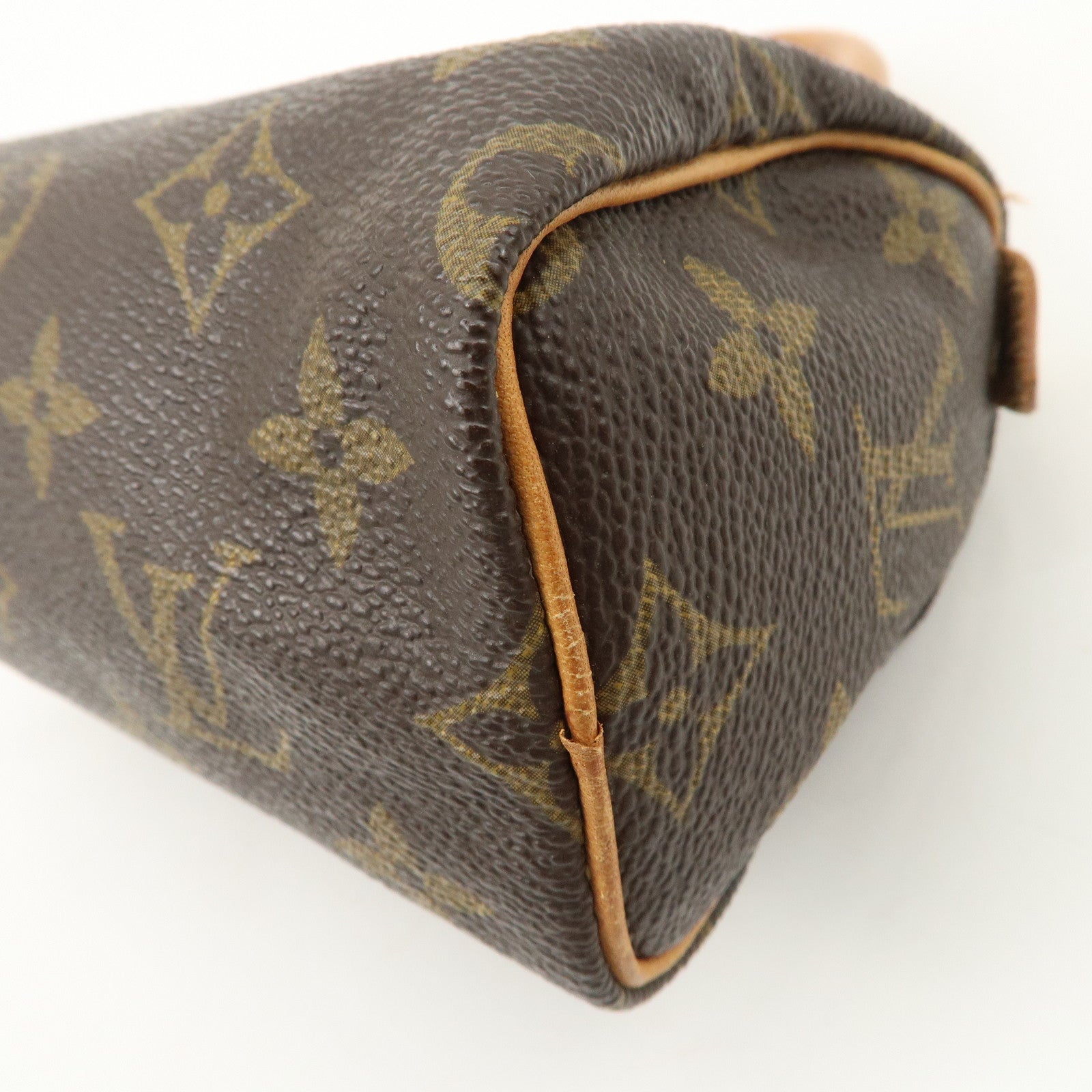 Louis Vuitton Monogram Canvas Mini Speedy Hand Bag Brown M41534
