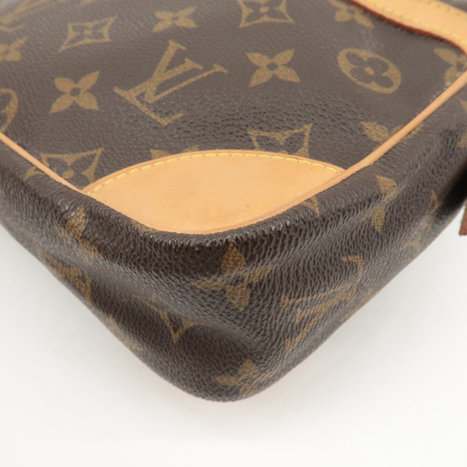 Louis Vuitton Monogram Compiegne 28 Pouch Clutch Bag Brown M51845 Used