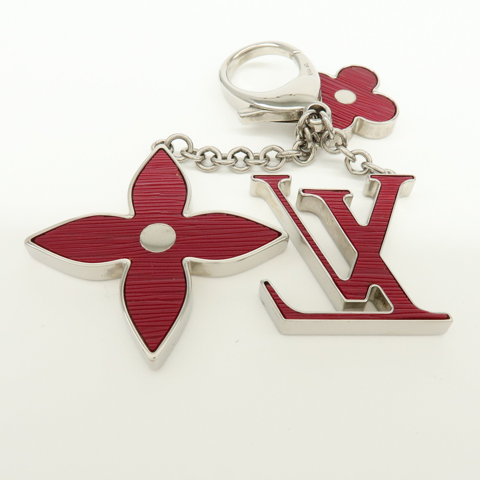Louis Vuitton Bijou Sac Fleur de Epi Bag Charm Bordeaux M66502