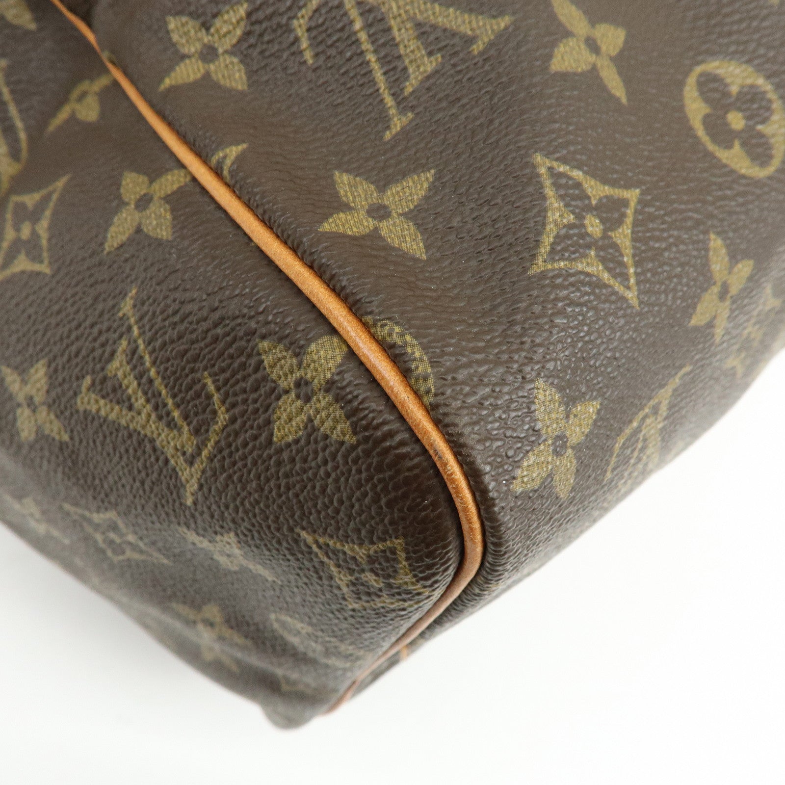Louis Vuitton Monogram Sac Souple 45 Boston Bag Brown M41624