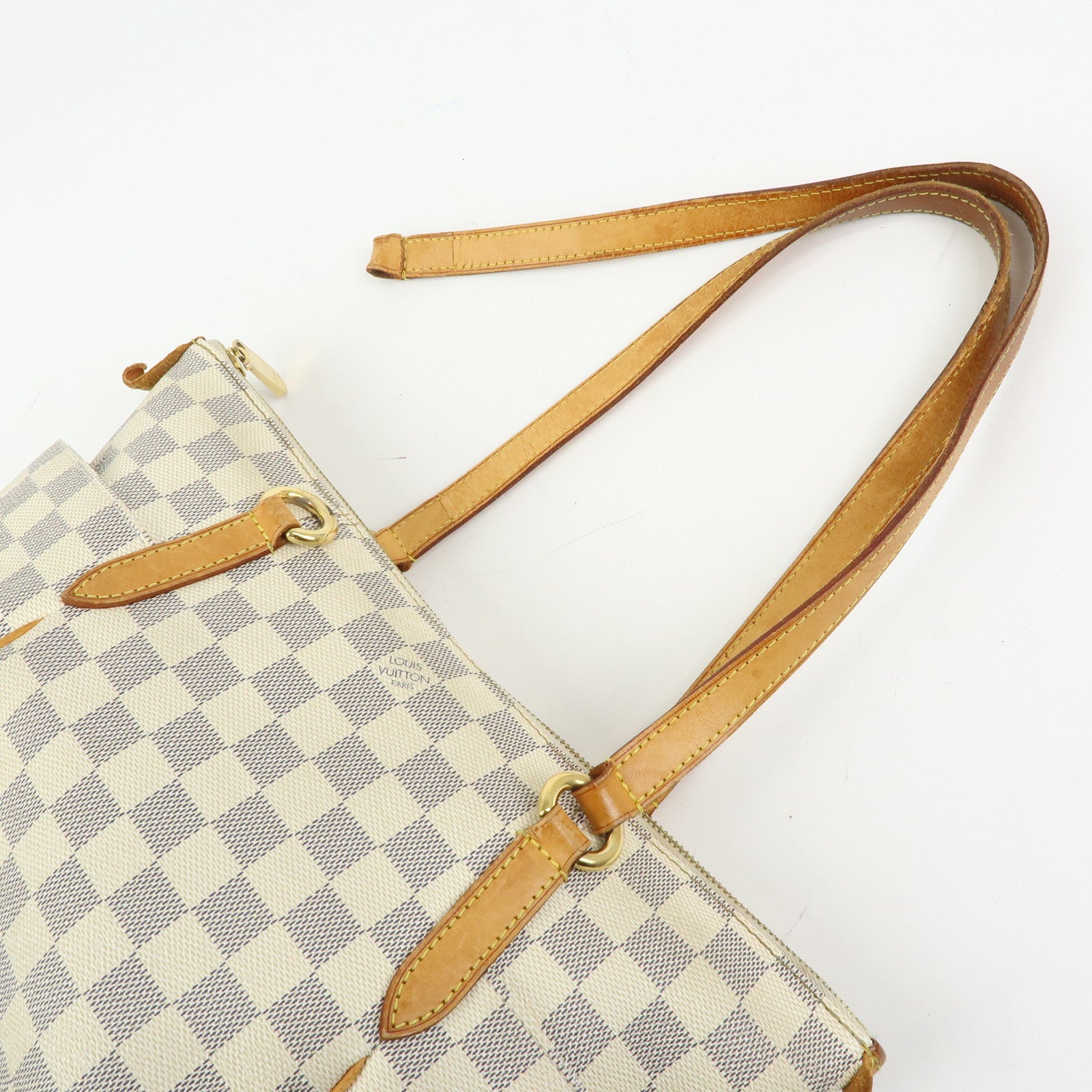 Louis Vuitton Damier Azur Totally PM Tote Bag Hand Bag N41280