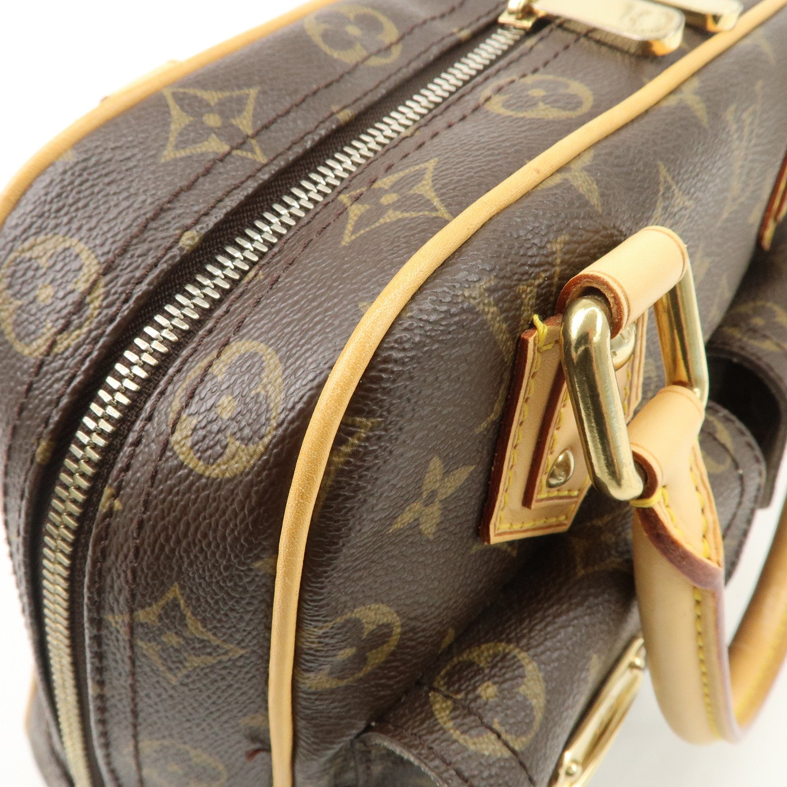 Louis Vuitton Monogram Manhattan PM Hand Bag M40026 Used