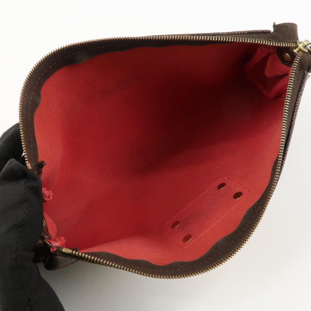 Louis Vuitton Damier Eva 2Way Hand Shoulder Bag Damier Ebene N55213 Used