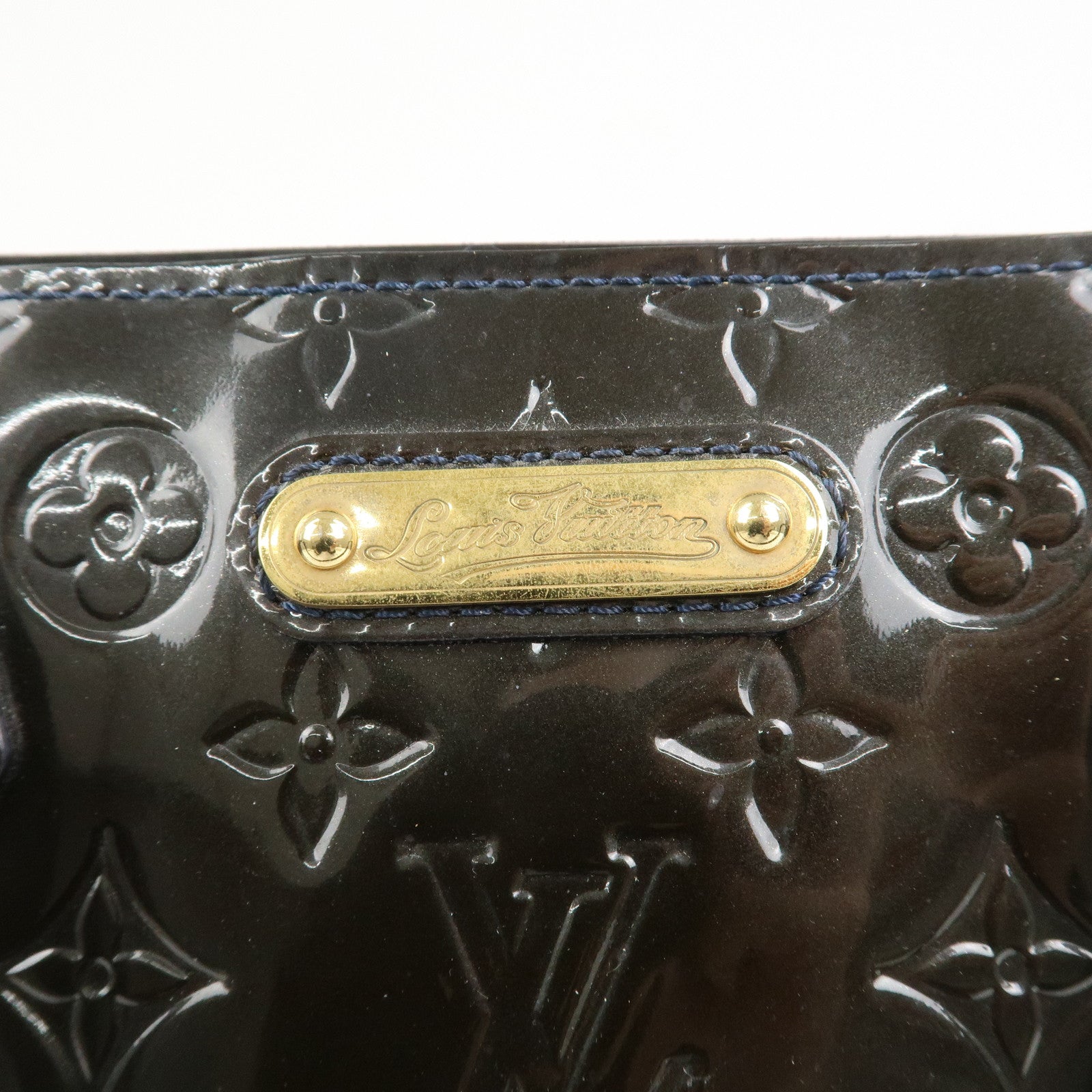 Louis Vuitton Monogram Vernis Leather Wilshire MM Hand Bag M91439