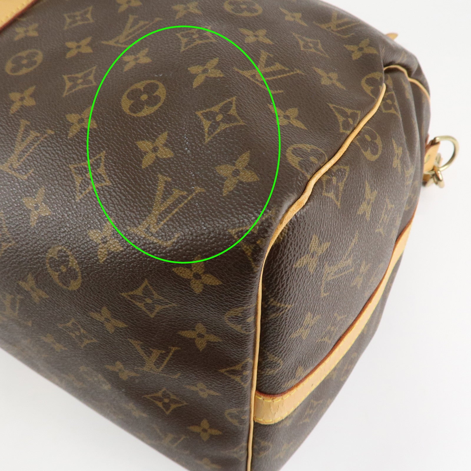 Louis Vuitton Monogram Keep All Bandouliere 55 Boston Bag M41414 Used