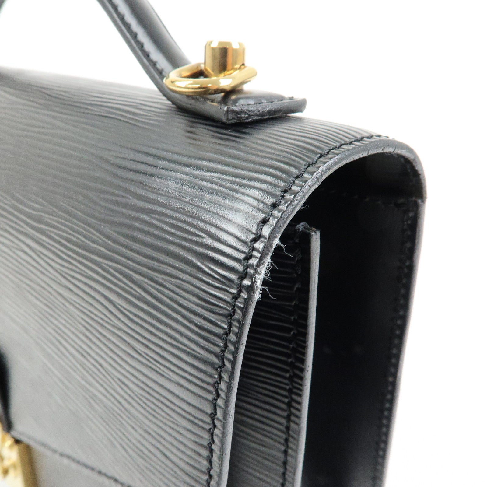 Louis Vuitton Epi Monceau 2Way Shoulder Bag Hand Bag Noir M52122