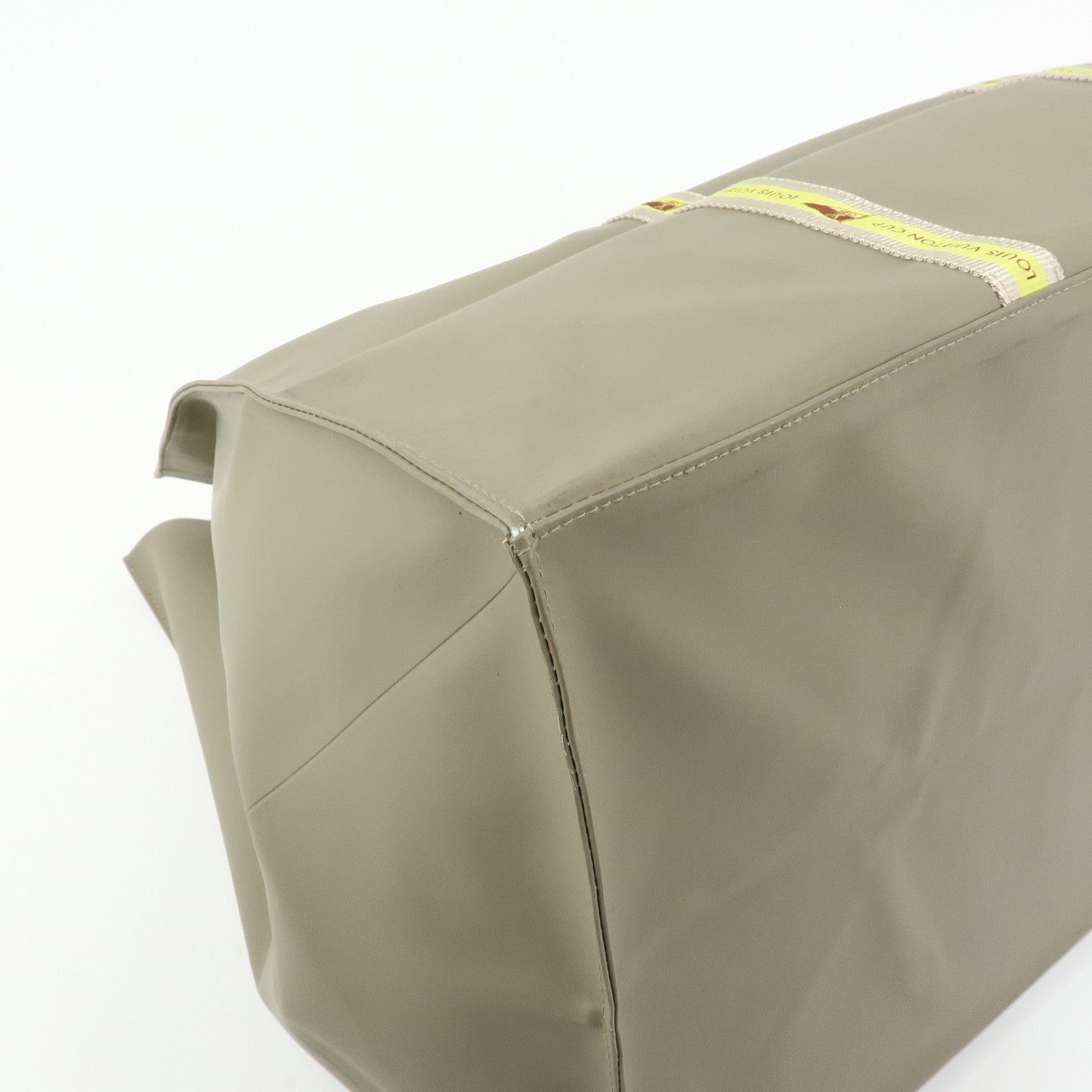 Louis Vuitton LV Cup 2003 Limited Nylon Canvas Tote Bag Gray D60181