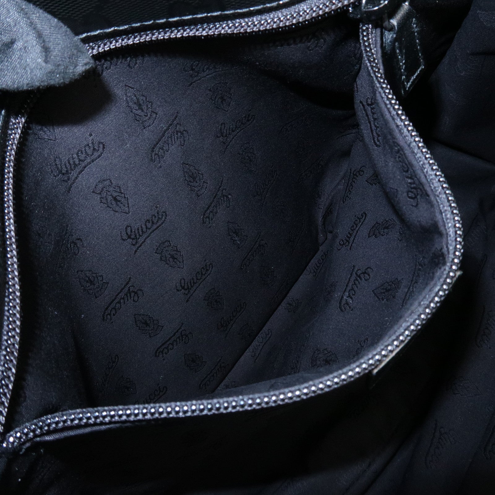 GUCCI GG Implement Canvas Shoulder Bag Crossbody Bag Black 201732