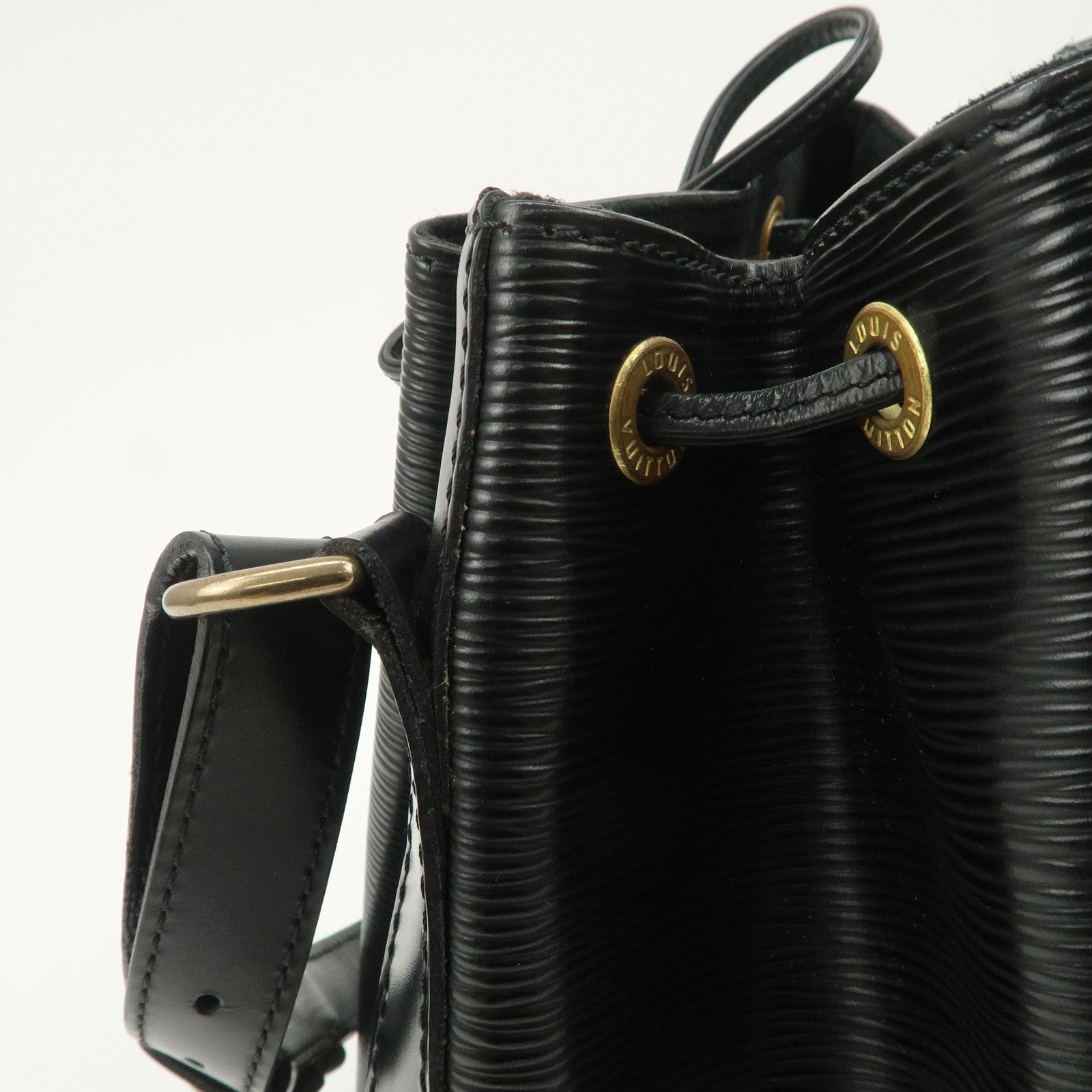 Louis Vuitton Epi Leather Petit Noe Shoulder Bag Noir Black M59012