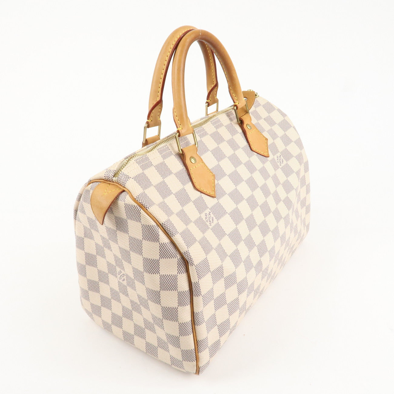 Louis Vuitton Damier Azur Speedy 30 Boston Bag Hand Bag N41533 Used