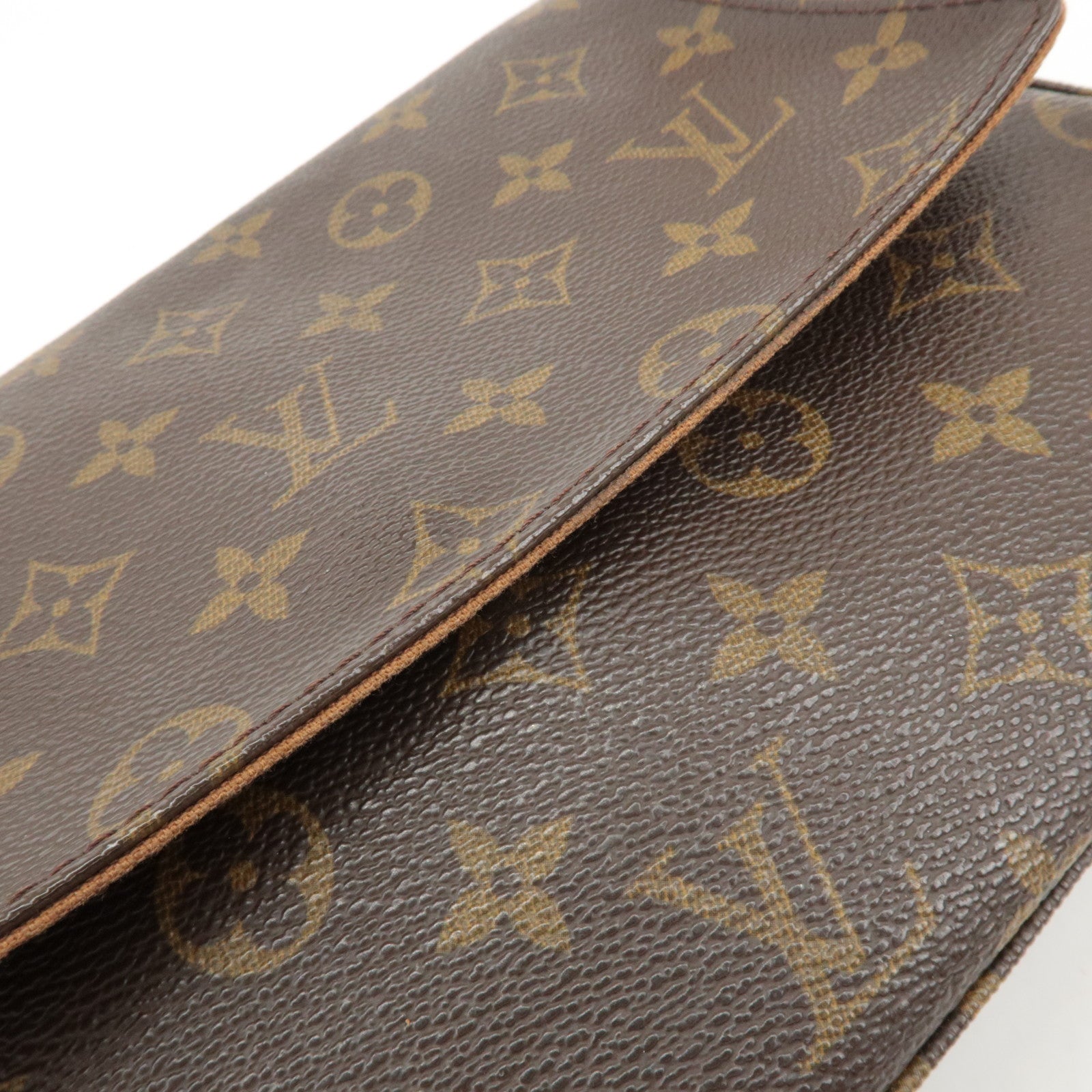 Louis Vuitton Monogram Mini Looping Shoulder Bag Brown M51147 Used