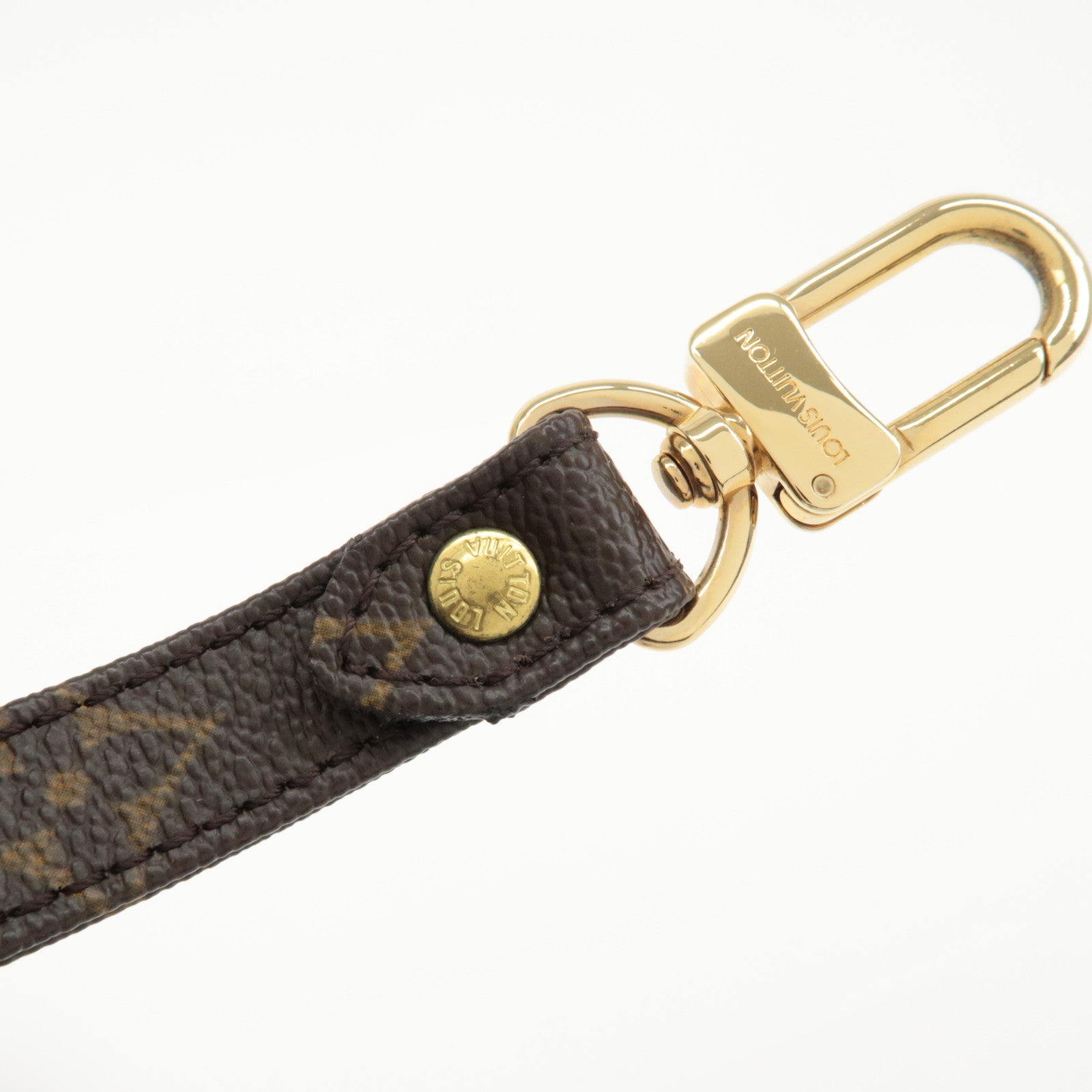 Louis Vuitton Monogram Canvas Shoulder Strap 120cm Brown J75010 Used