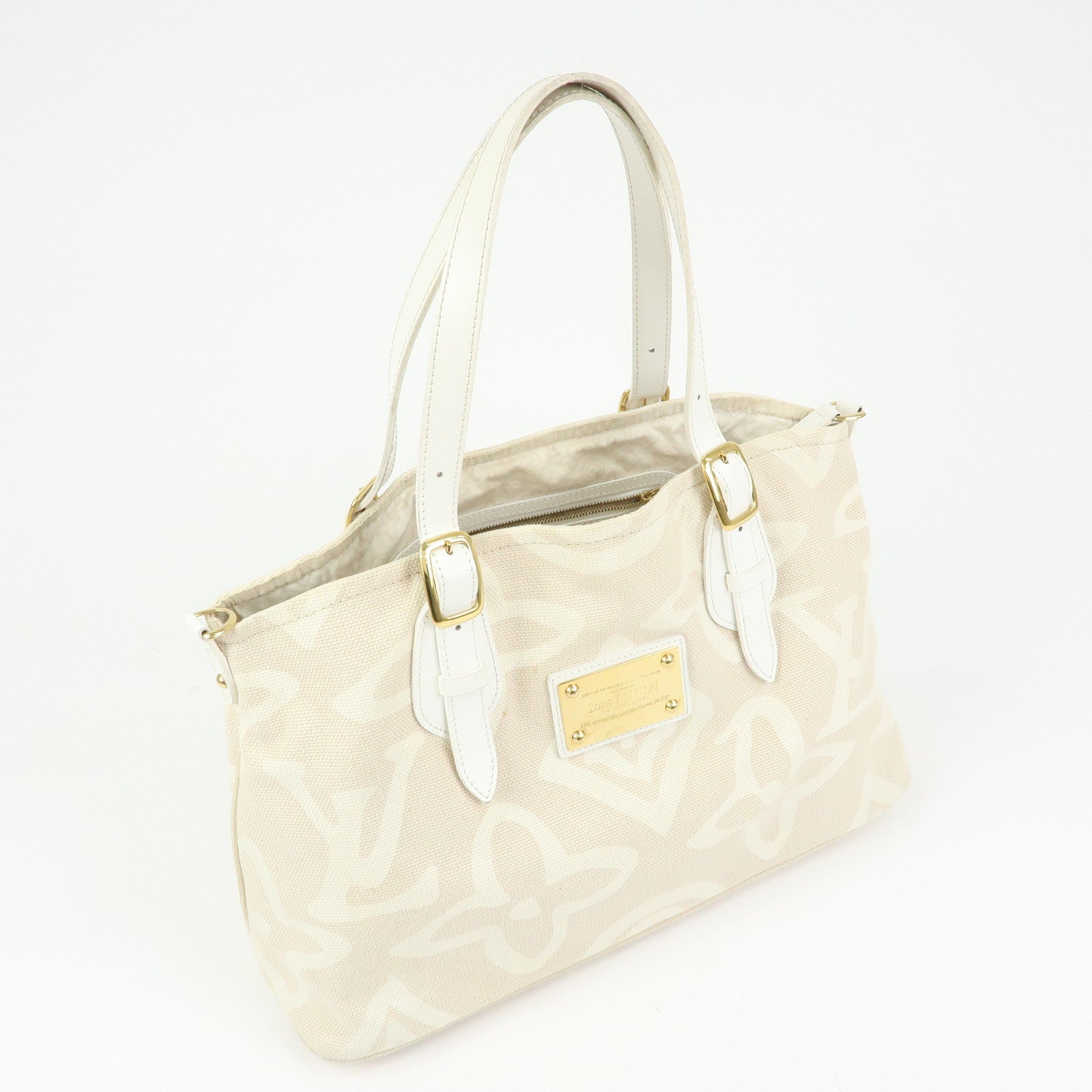 Louis Vuitton Cruise Line Tahitienne PM Canvas Tote Bag M95674