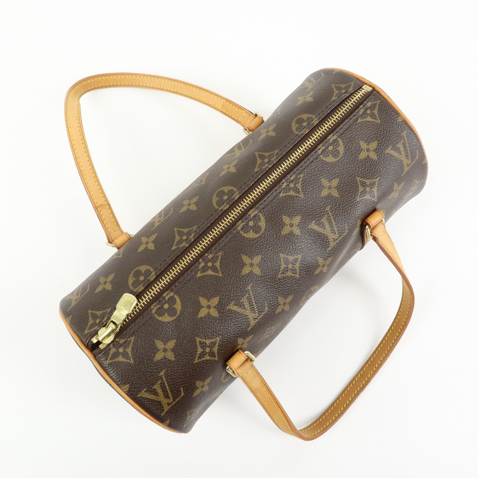 Louis Vuitton Monogram Papillon 26 Hand Bag Brown M51386