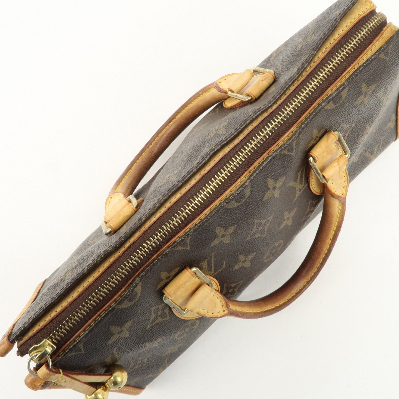 Louis Vuitton Monogram Popincourt Hand Bag Brown M40009 Used