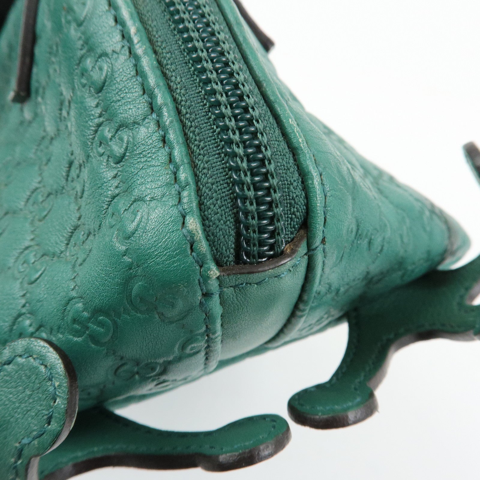 GUCCI Children’s Microguccissima Leather Hand Bag Frog Motif 340620
