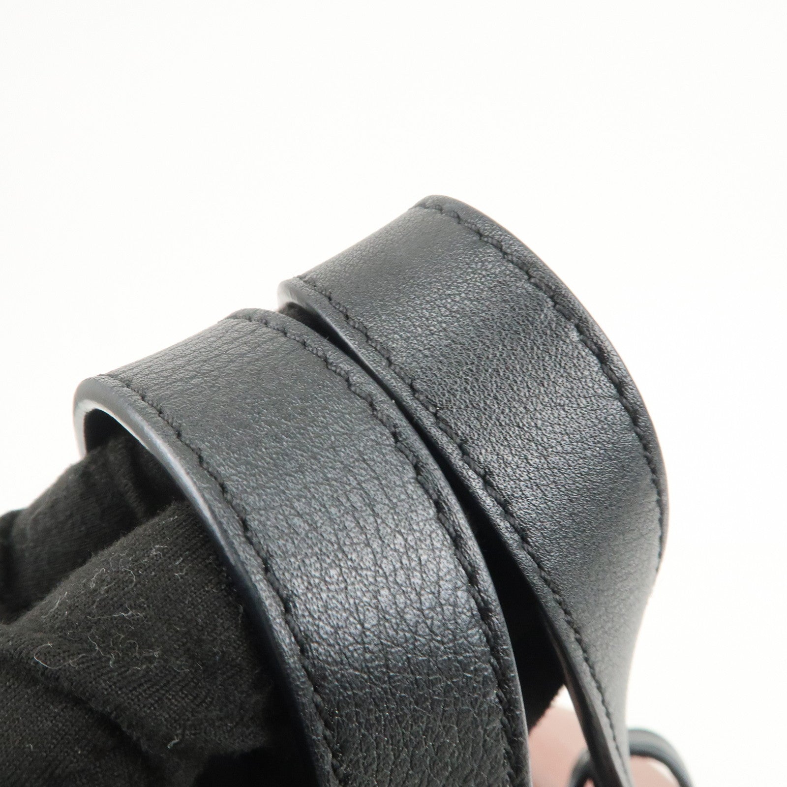 LOEWE Anagram Leather Suede Hammock Large 2Way Shoulder Bag Brown