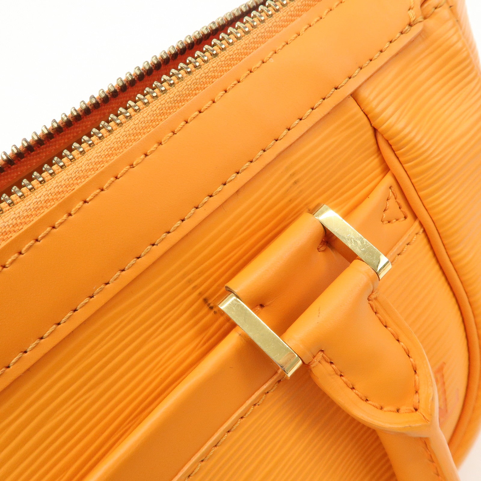 Louis Vuitton Epi Dannula PM Hand Bag Shoulder Bag Mandarin M5891H Used