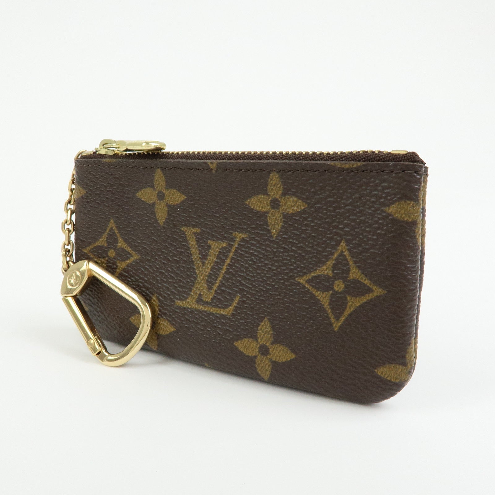 Louis Vuitton Monogram Pochette Cles Coin Case Key Case M62650