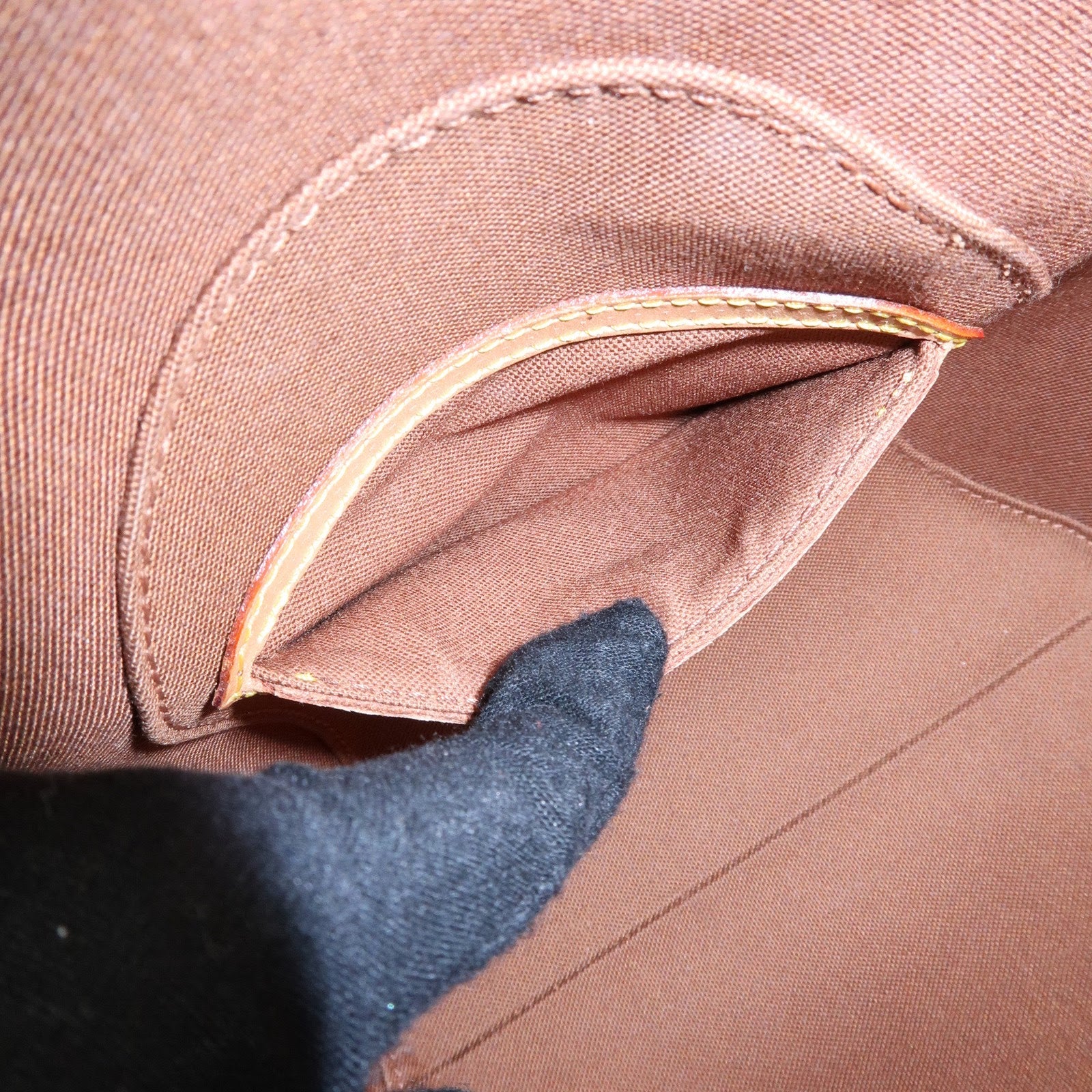 Louis Vuitton Monogram Ellipse PM Hand Bag Brown M51127