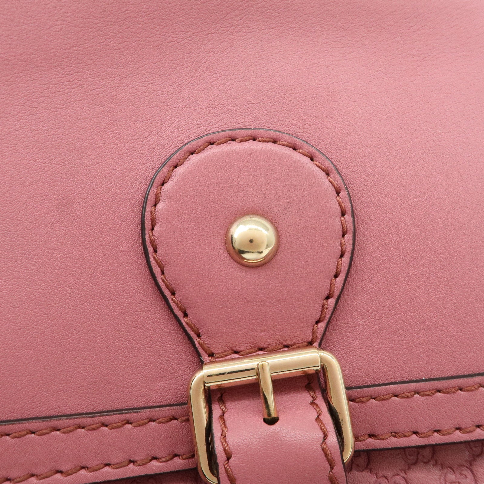 GUCCI Sukey Micro Guccissima Leather Shoulder Bag Pink 193604