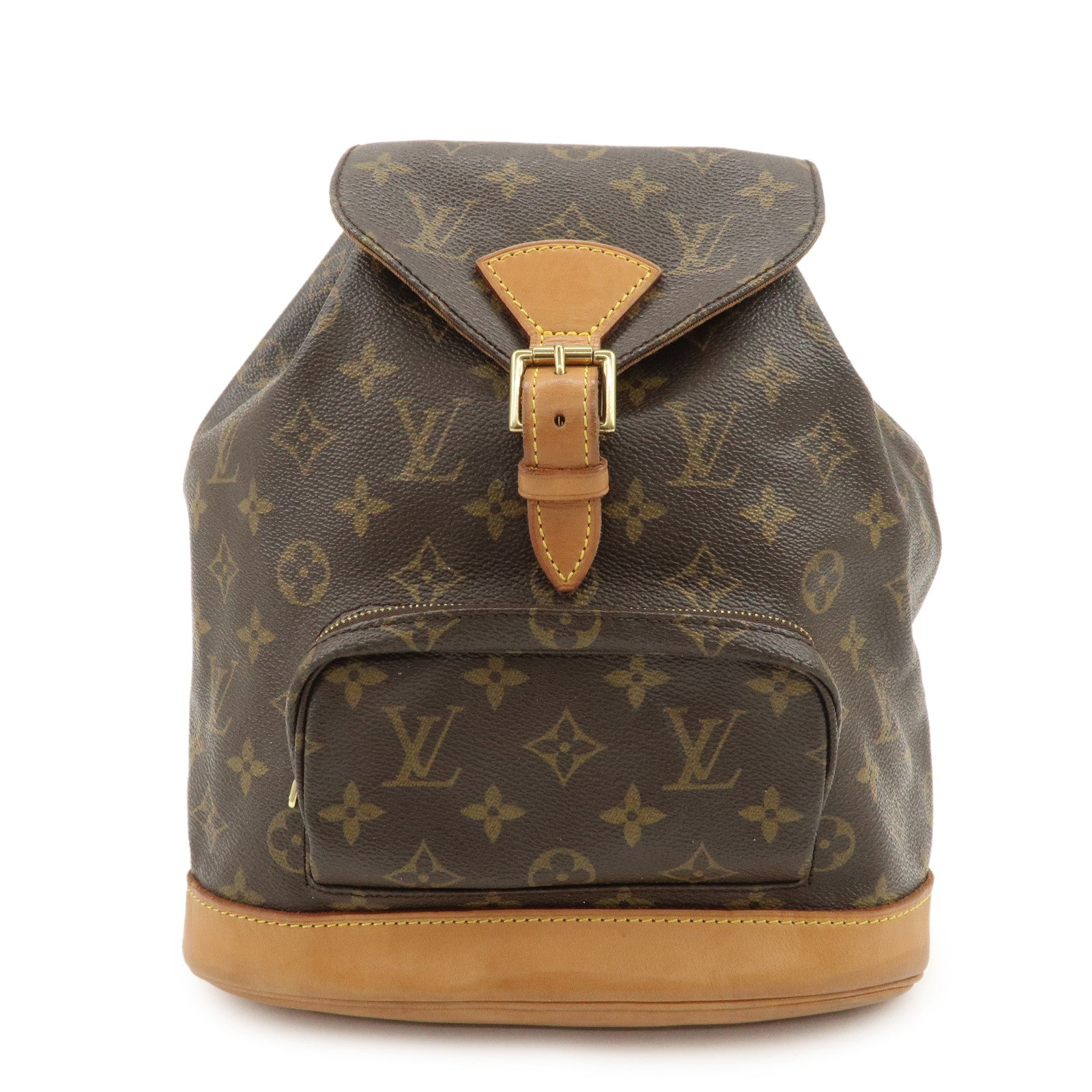 Louis Vuitton Monogram Canvas Montsouris MM Backpack Brown M51136