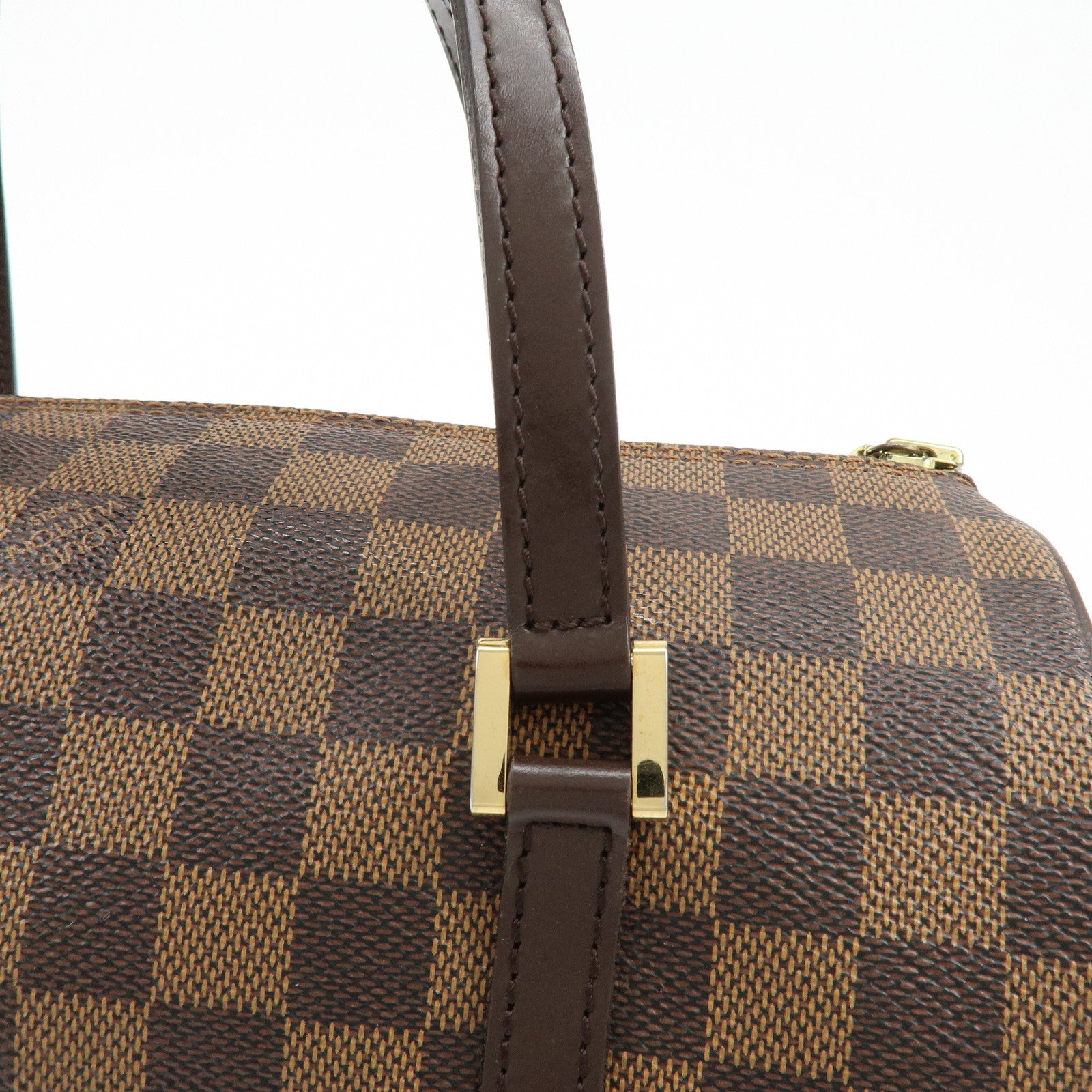 Louis Vuitton Damier Ebene Papillon 26 Hand Bag Brown N51304