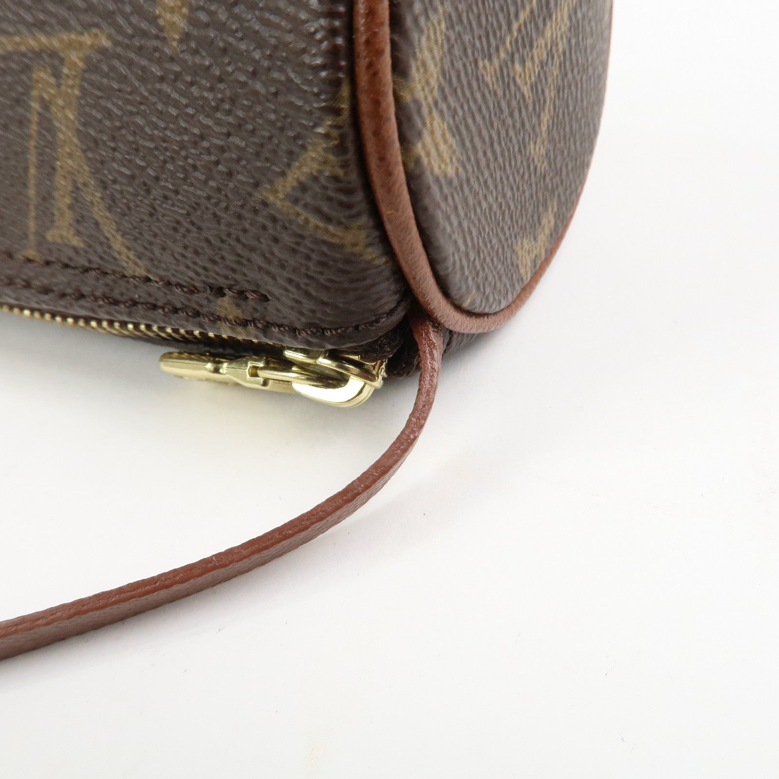 Louis Vuitton Monogram Mini Pouch for Papillon Bag Old Style Brown