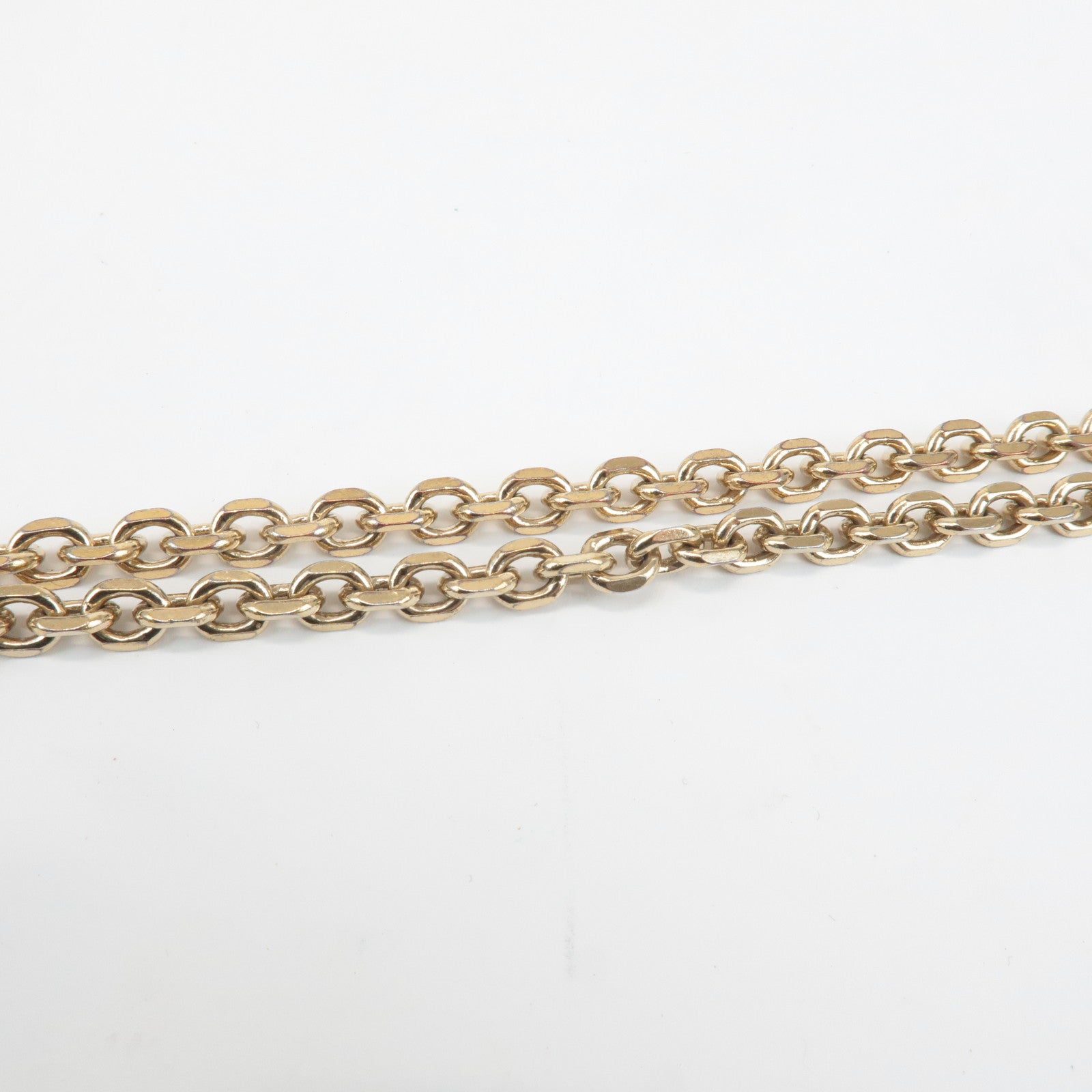 Christian Dior Cannage Leather Chain Shoulder Bag Black Gold Charm