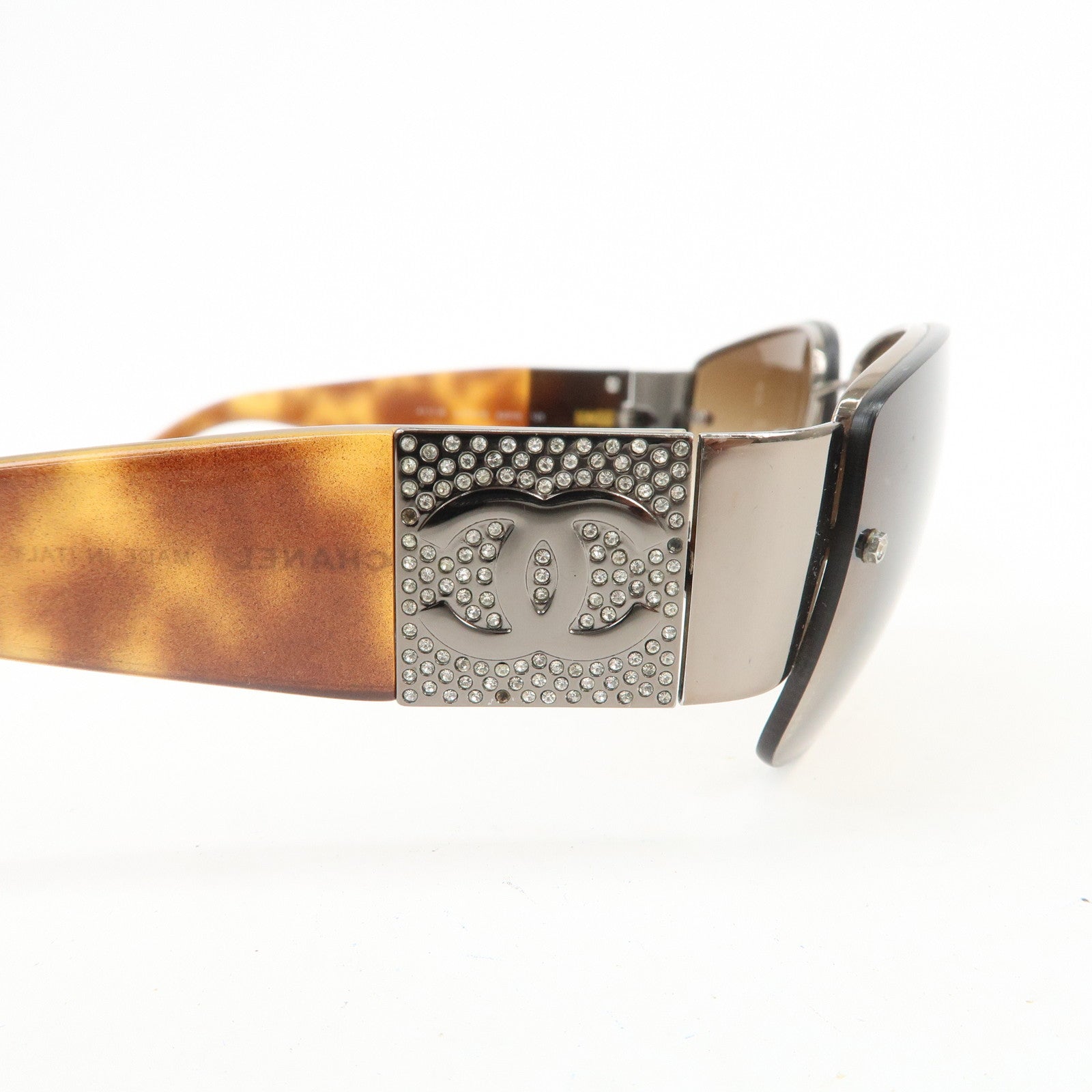 CHANEL Plastic Sunglasses 4117-B c.275/13 62□16 125 Brown