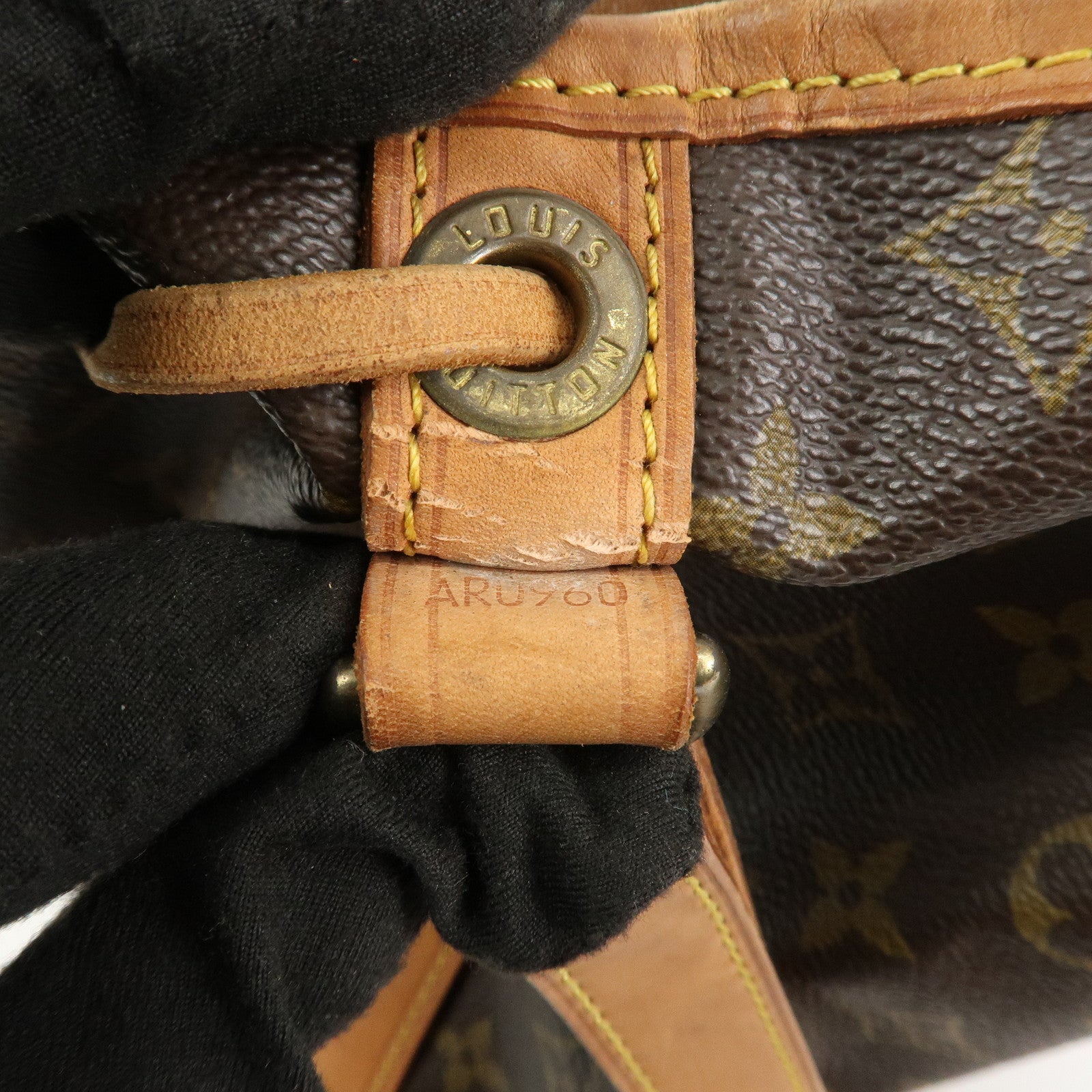 Louis Vuitton Monogram Noe Shoulder Bag Hand Bag Brown M42224