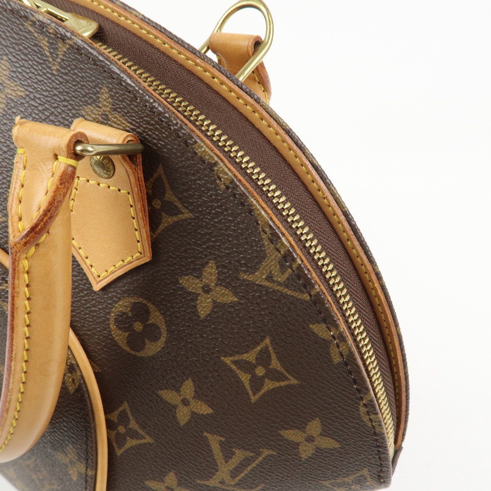 Louis Vuitton Monogram Ellipse PM Hand Bag Brown M51127