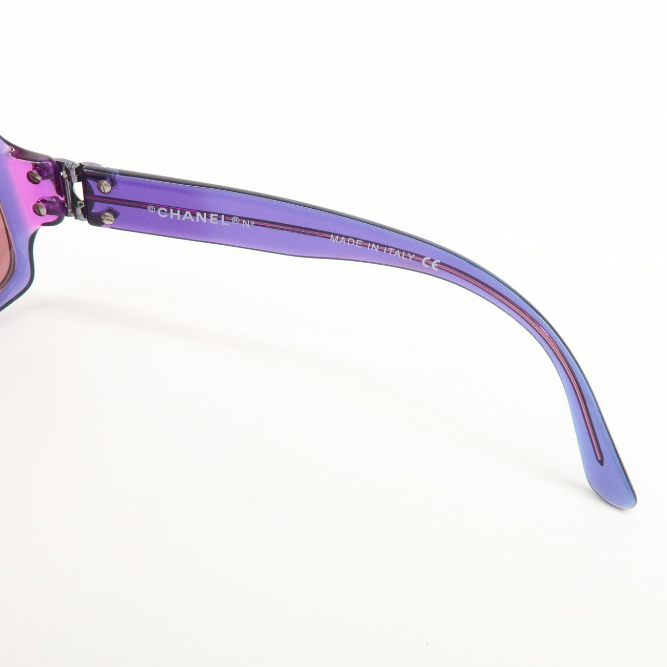 CHANEL COCOMark Plastic Sunglasses Purple 5030 c.630 A 58□17 125