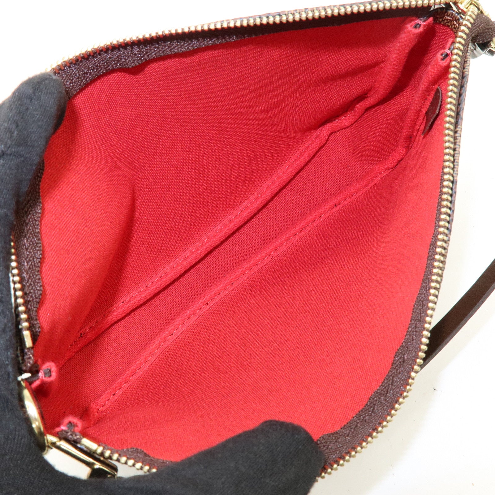 Louis Vuitton Damier Ebene Pochette Accessoires Hand Bag N51985