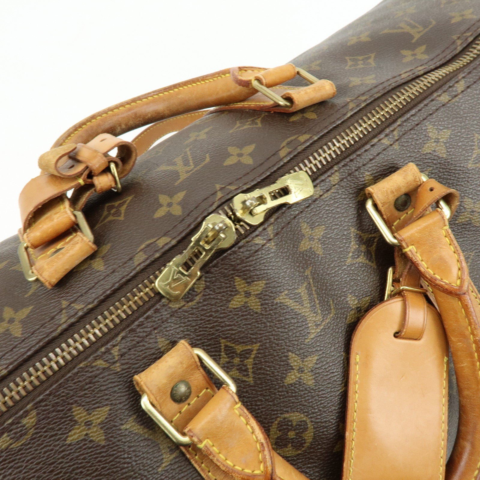 Louis Vuitton Monogram Keep All Bandouliere 55 Boston Bag M41414
