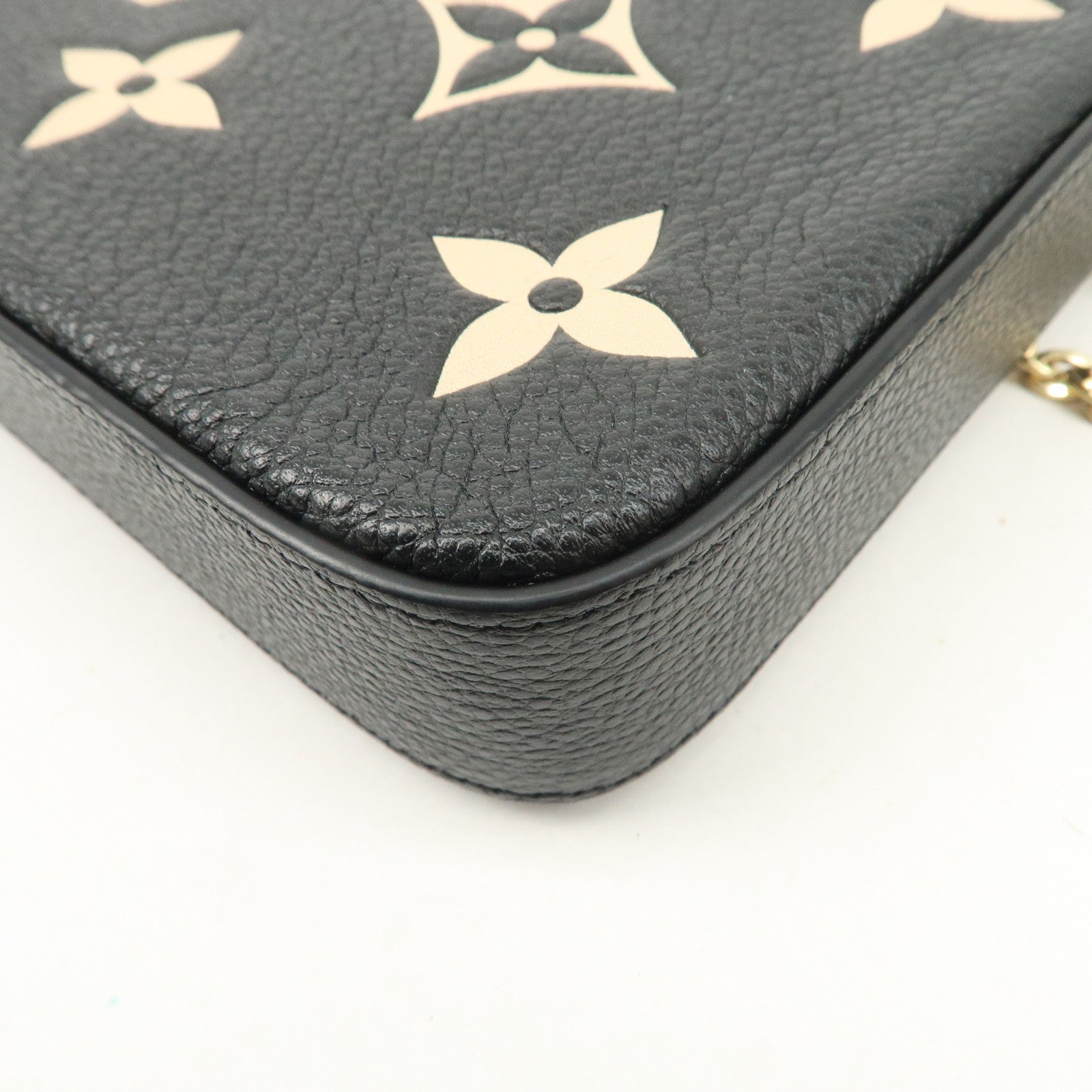 Louis Vuitton Monogram Empreinte Pochette Félicie Black M82479 Used