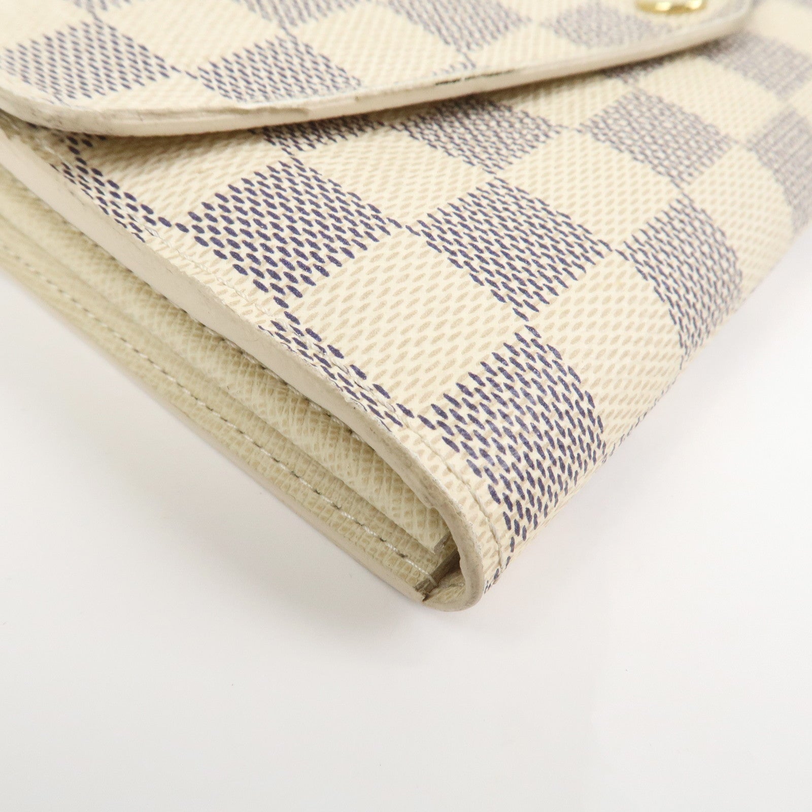Louis Vuitton Damier Azur Portefeuille Sarah Long Wallet N63208