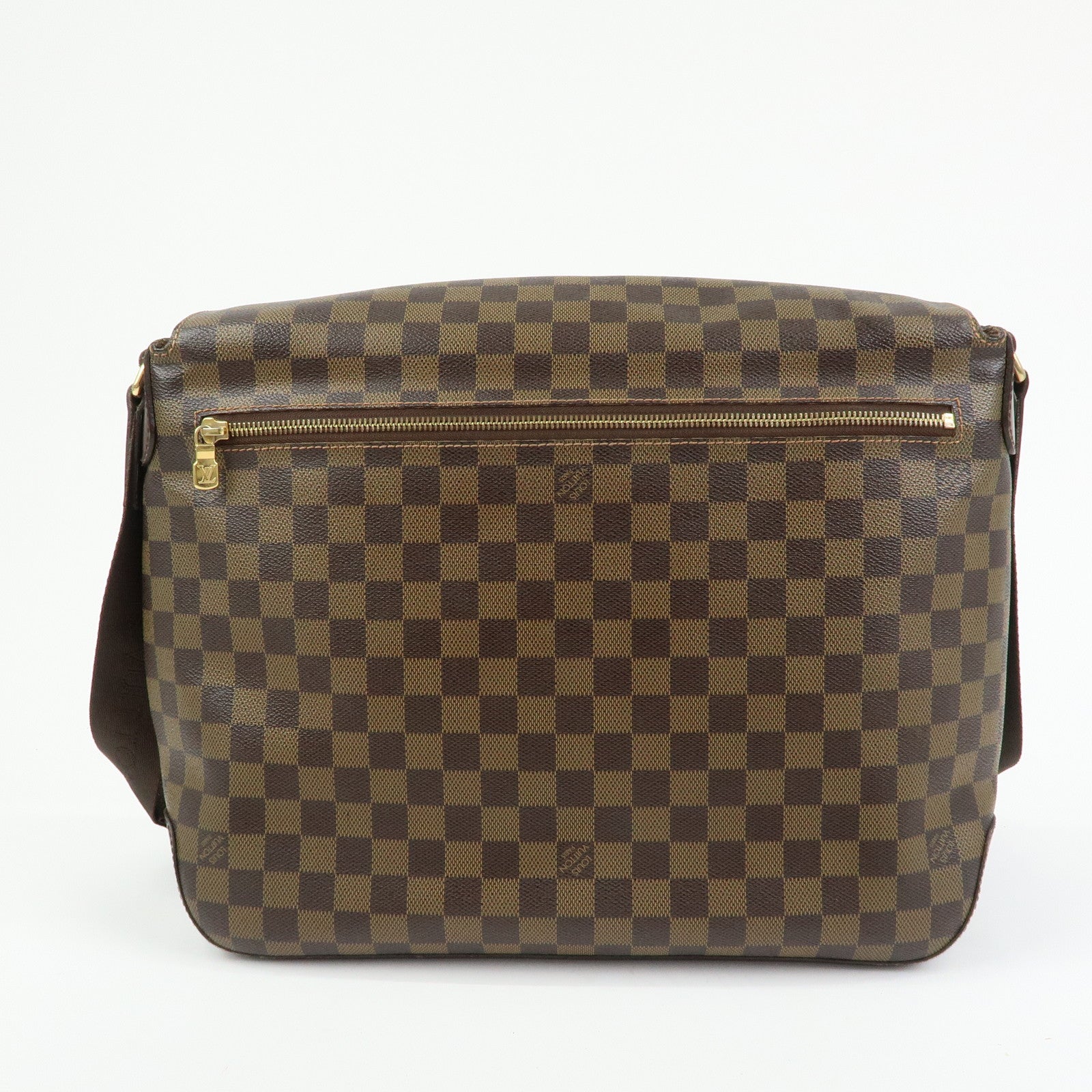 Louis Vuitton Damier Spencer Shoulder Bag Damier Ebene Brown N58021