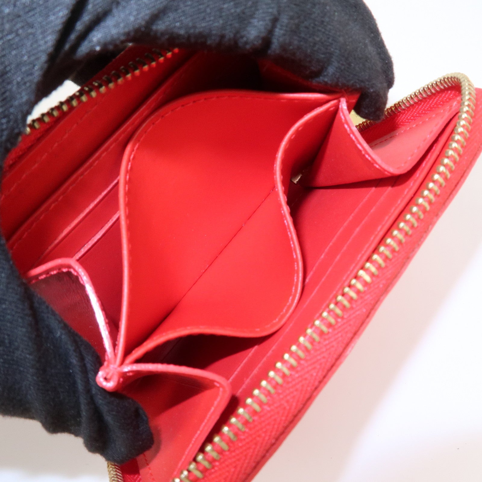 Louis Vuitton Monogram Vernis Leather Zippy Coin Case M91735