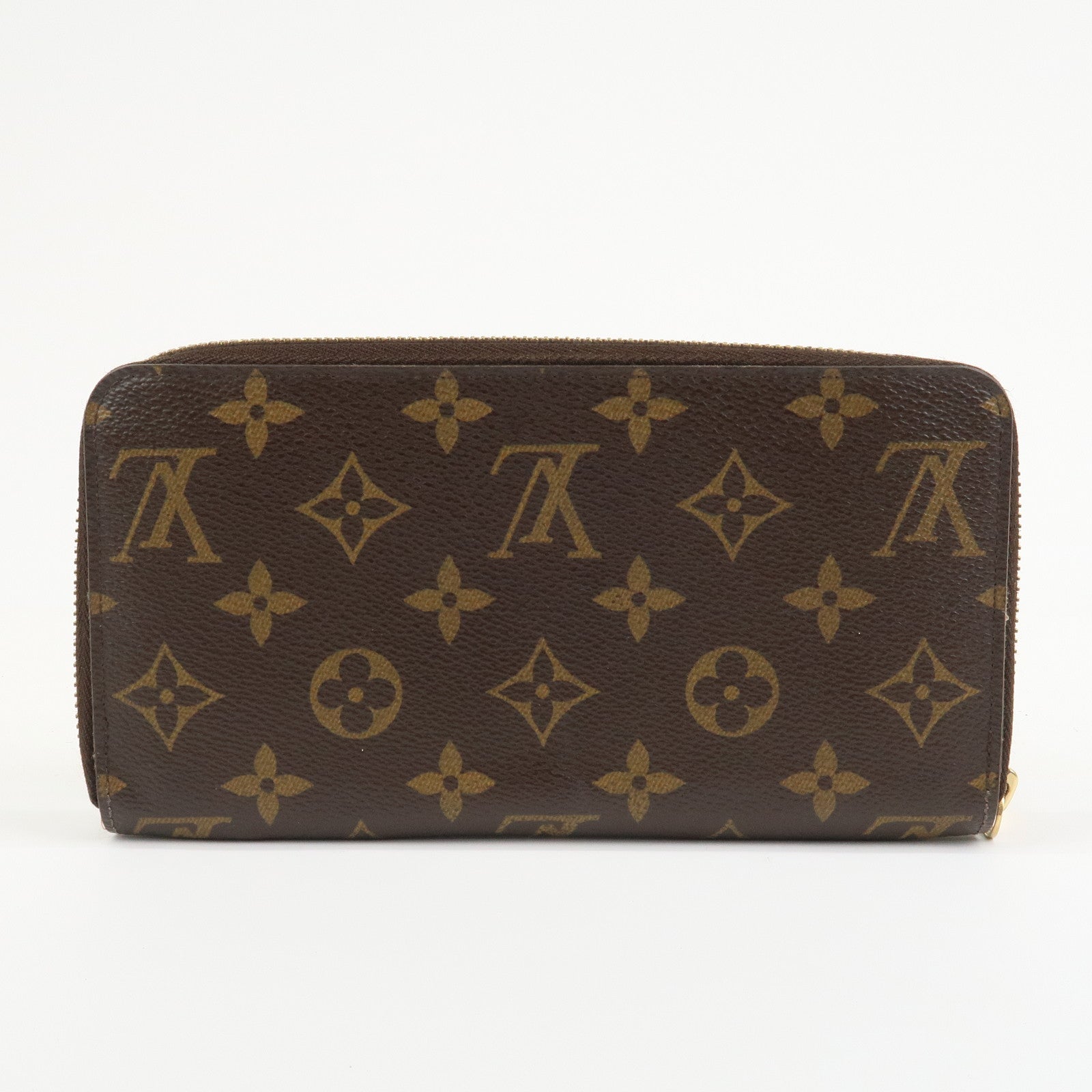 Louis Vuitton Monogram Canvas Zippy Long Wallet Brown M60017