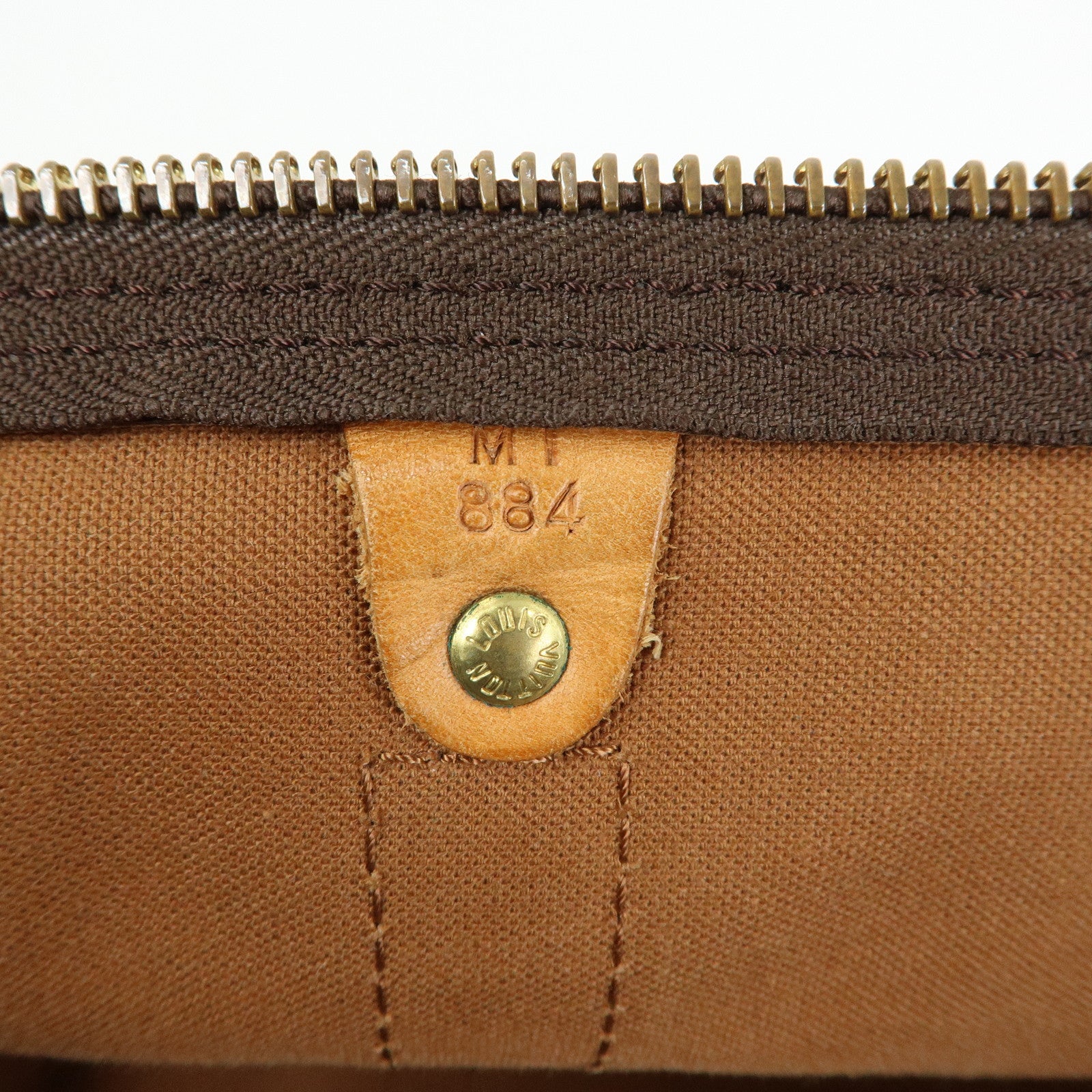 Louis Vuitton Monogram Keep All 55 Boston Bag Brown M41424
