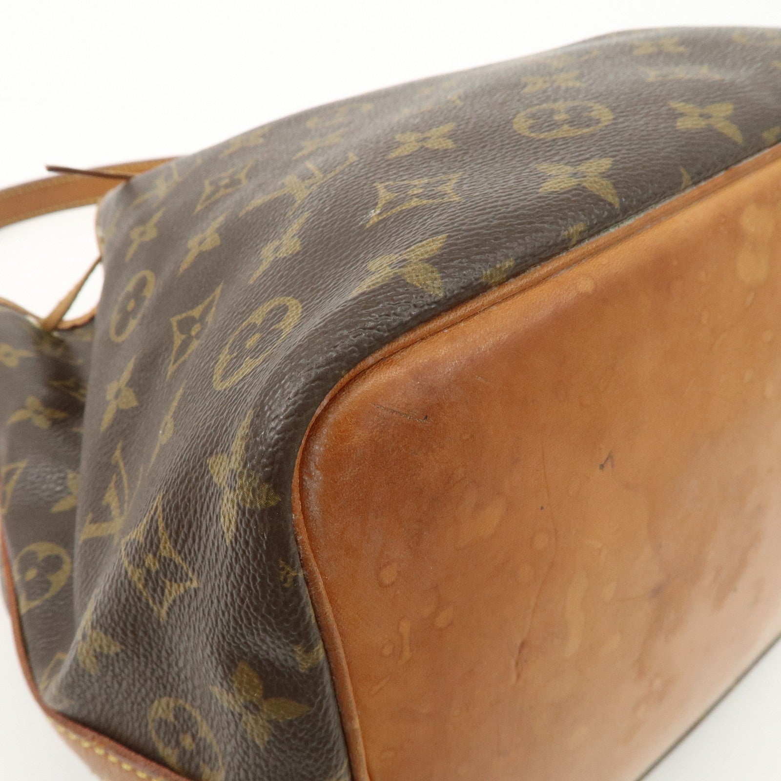 Louis Vuitton Monogram Petit Noe Shoulder Bag Brown M42226 Used