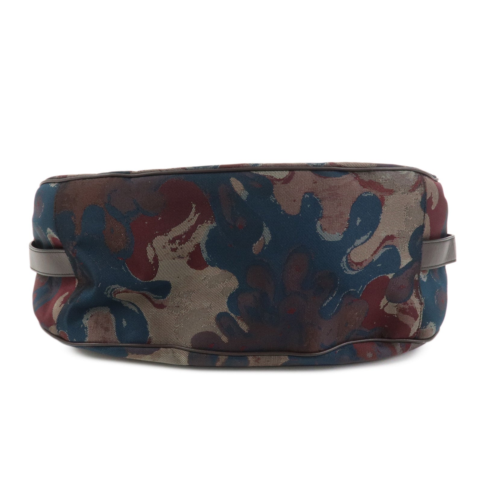 Christian Dior Canvas Leather Saddle Flap Camouflage Messenger Bag